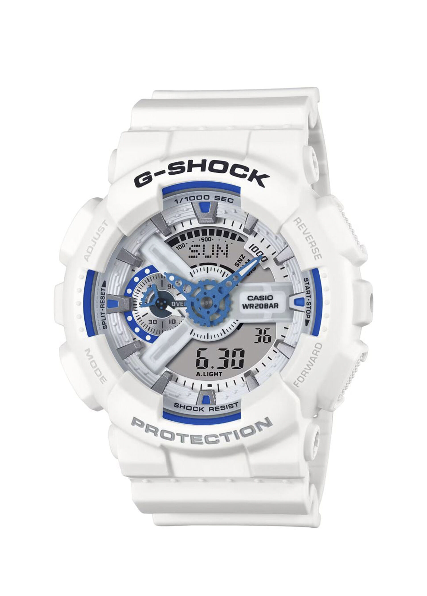 Casio Çok Renkli Erkek G-Shock GA-110HDS-7ADR Beyaz Silikon Erkek Kol Saati 1818240 | Beymen