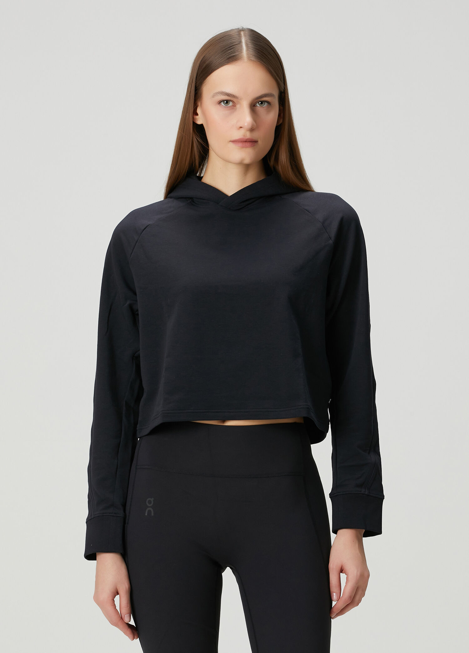 Studio Siyah Kapüşonlu Sweatshirt