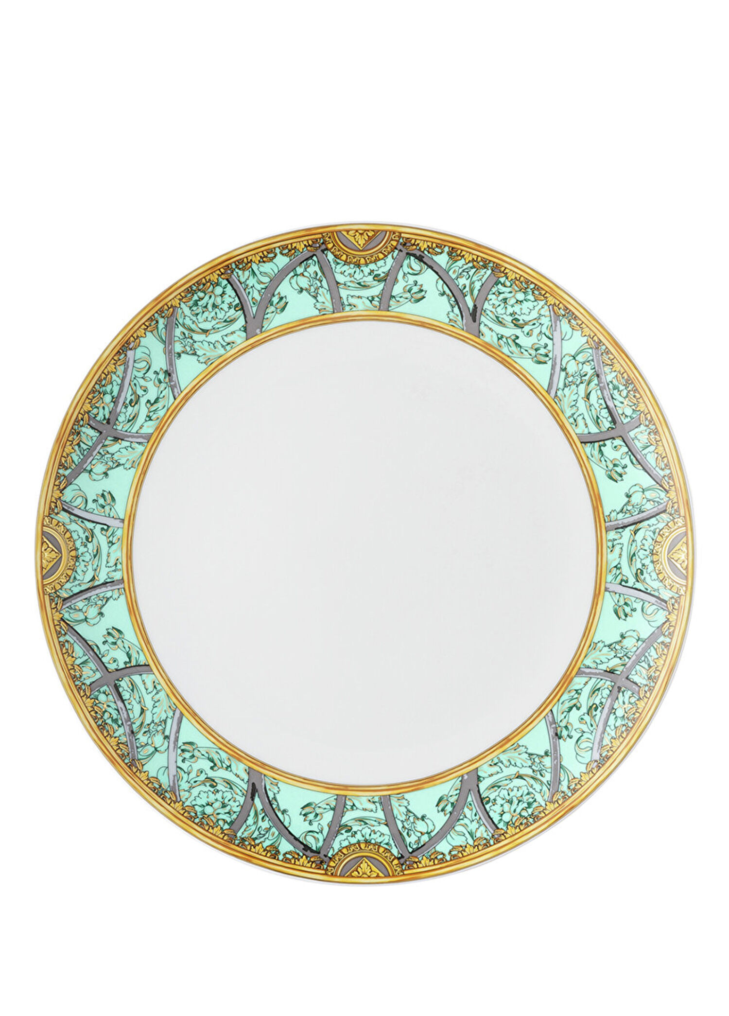 Scala Palazzo Yeşil Porselen Yemek Tabağı 28 cm
