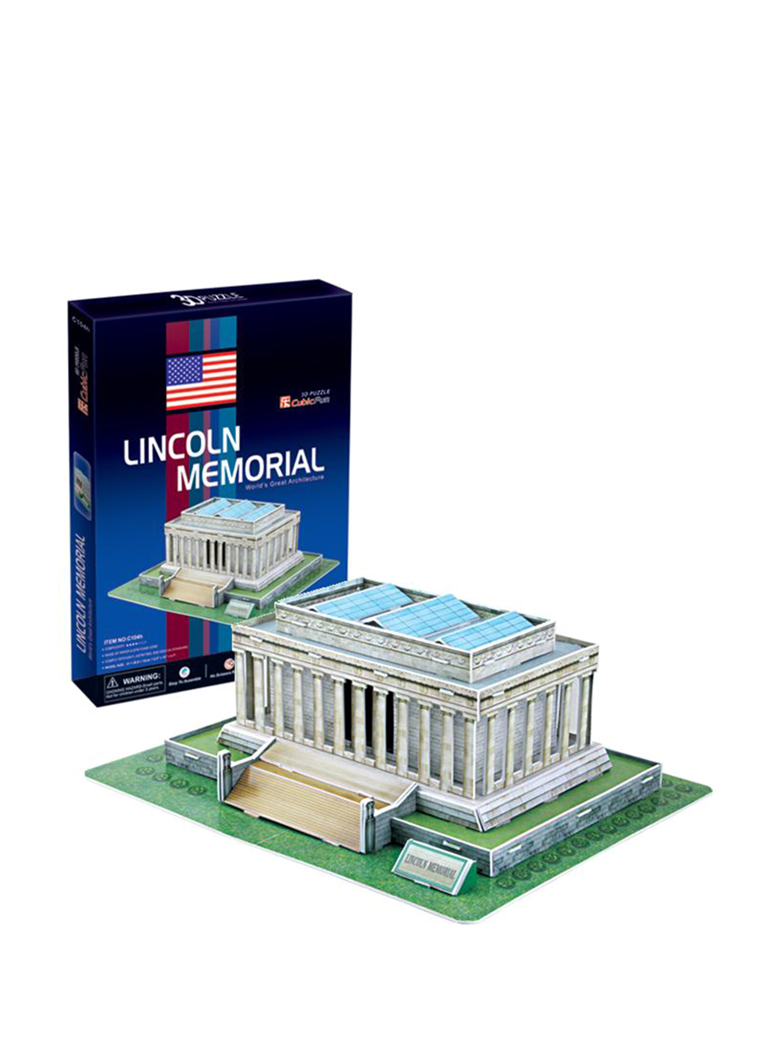 Lincoln Memorial Anıtı 3D Puzzle 41 parça