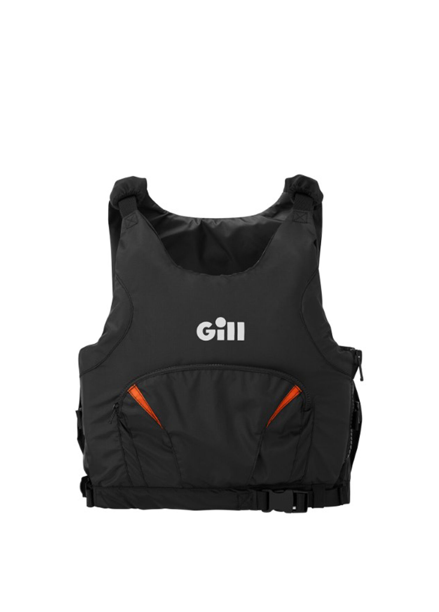 Racing Pull-On Buoyancy Black Orange Yüzdürücü Can Yeleği