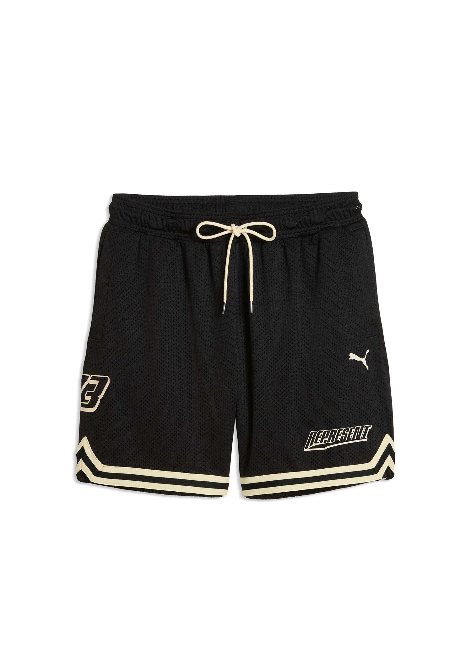 Puma x Represent Black Geniş Kesim Erkek Spor Şort