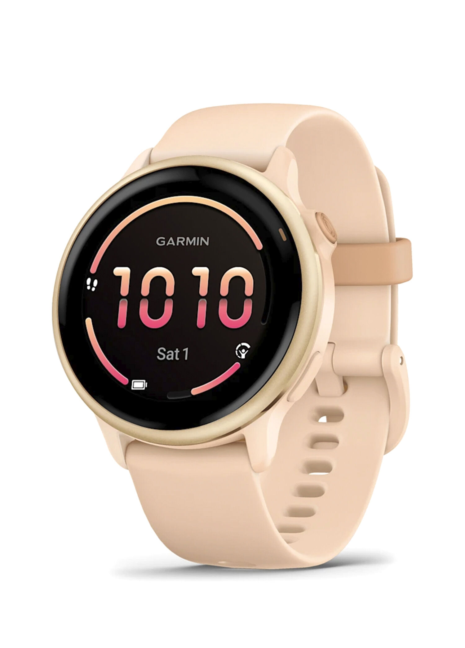 Vivoactive 6 42 mm Metalik Pembe Silikon Kayışlı Akıllı Saat