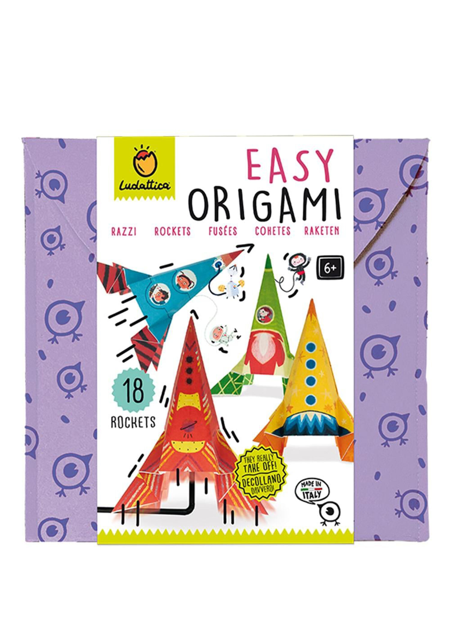 Adım Adım Origami Roketler Çocuk Yabancı Dil Aktivite Kitabı