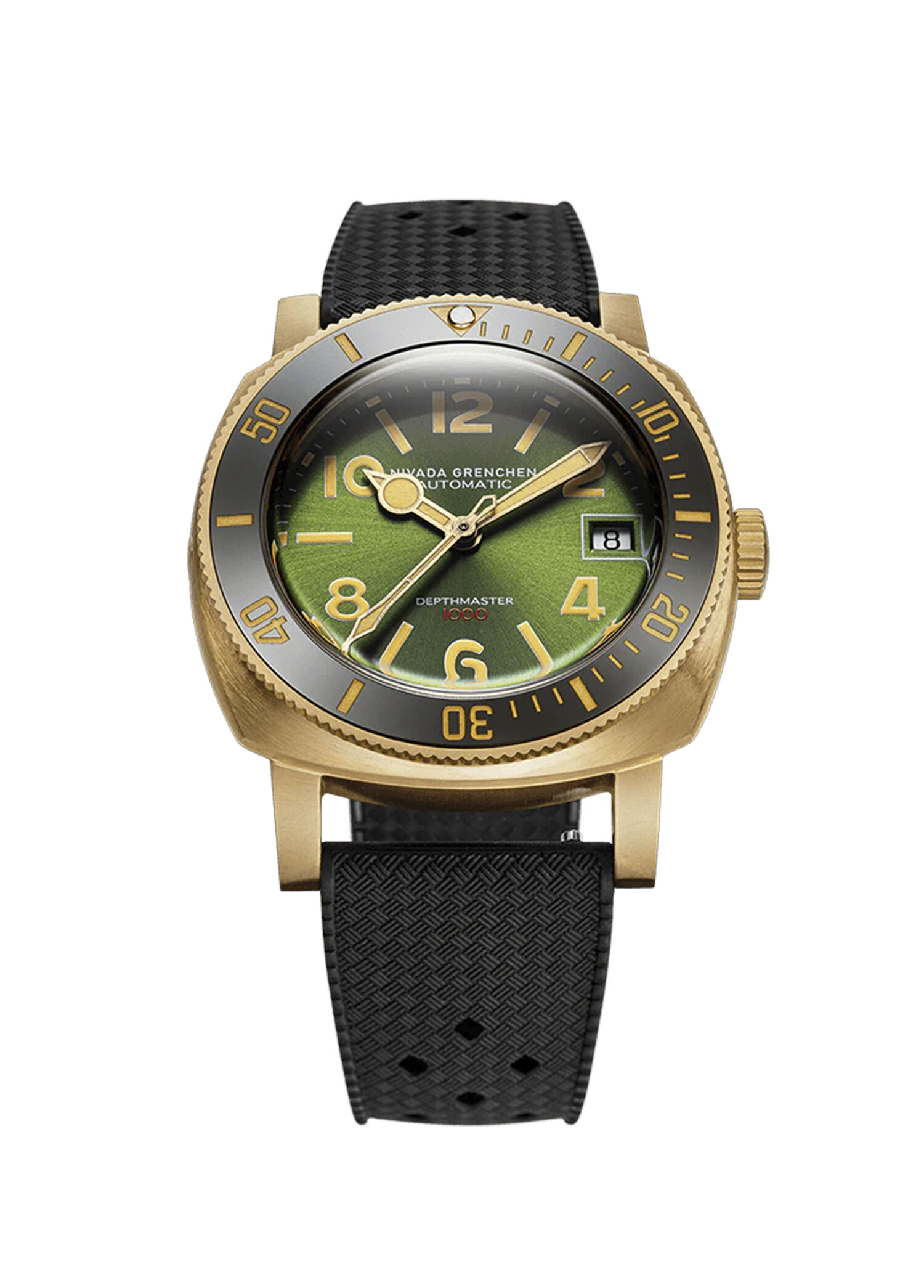 Nivada Grenchen Yeşil Erkek Depthmaster Bronze Green Limited