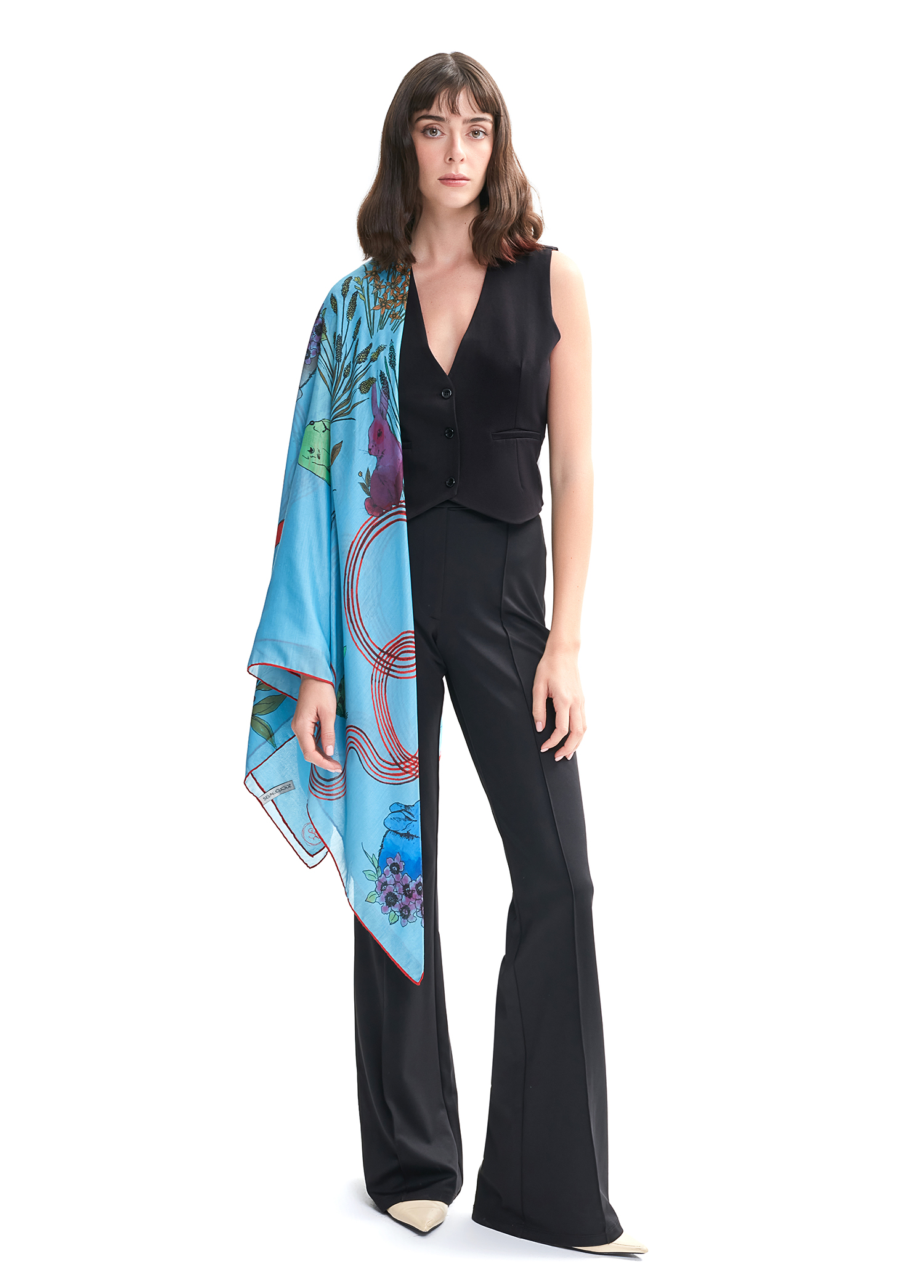 Beymen Colorblocked Desenli Şal. 3 Beymen Colorblocked Desenli Şal. 3
