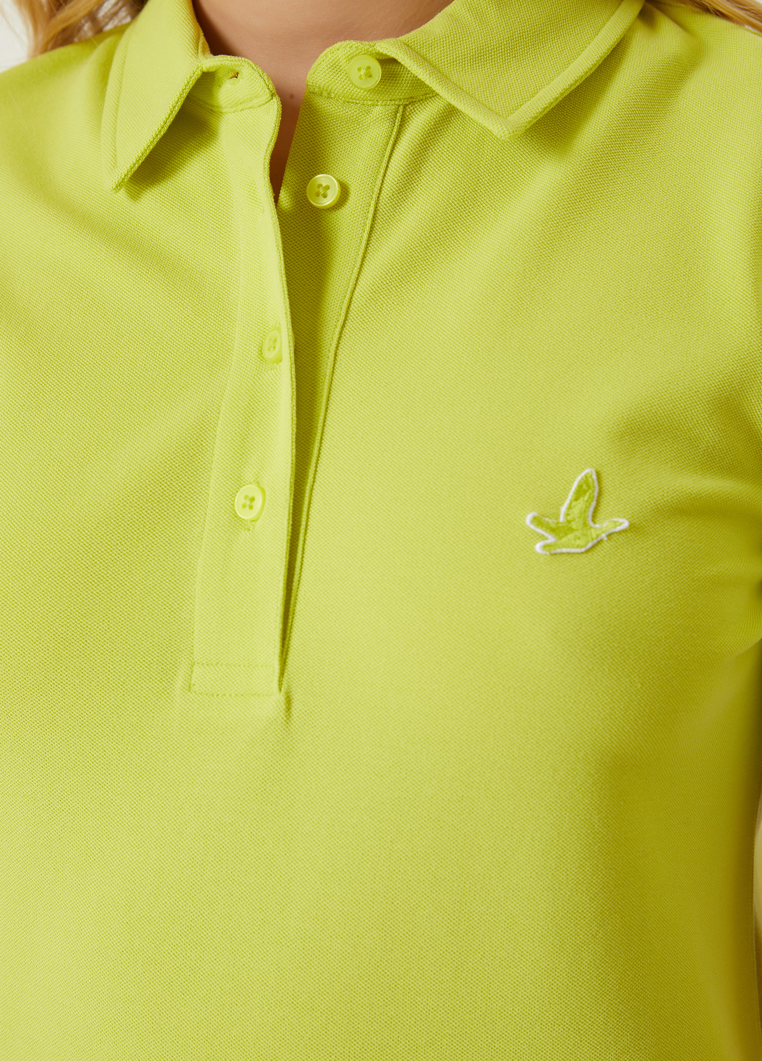 Neon Yeşil Polo Pike T-shirt_5