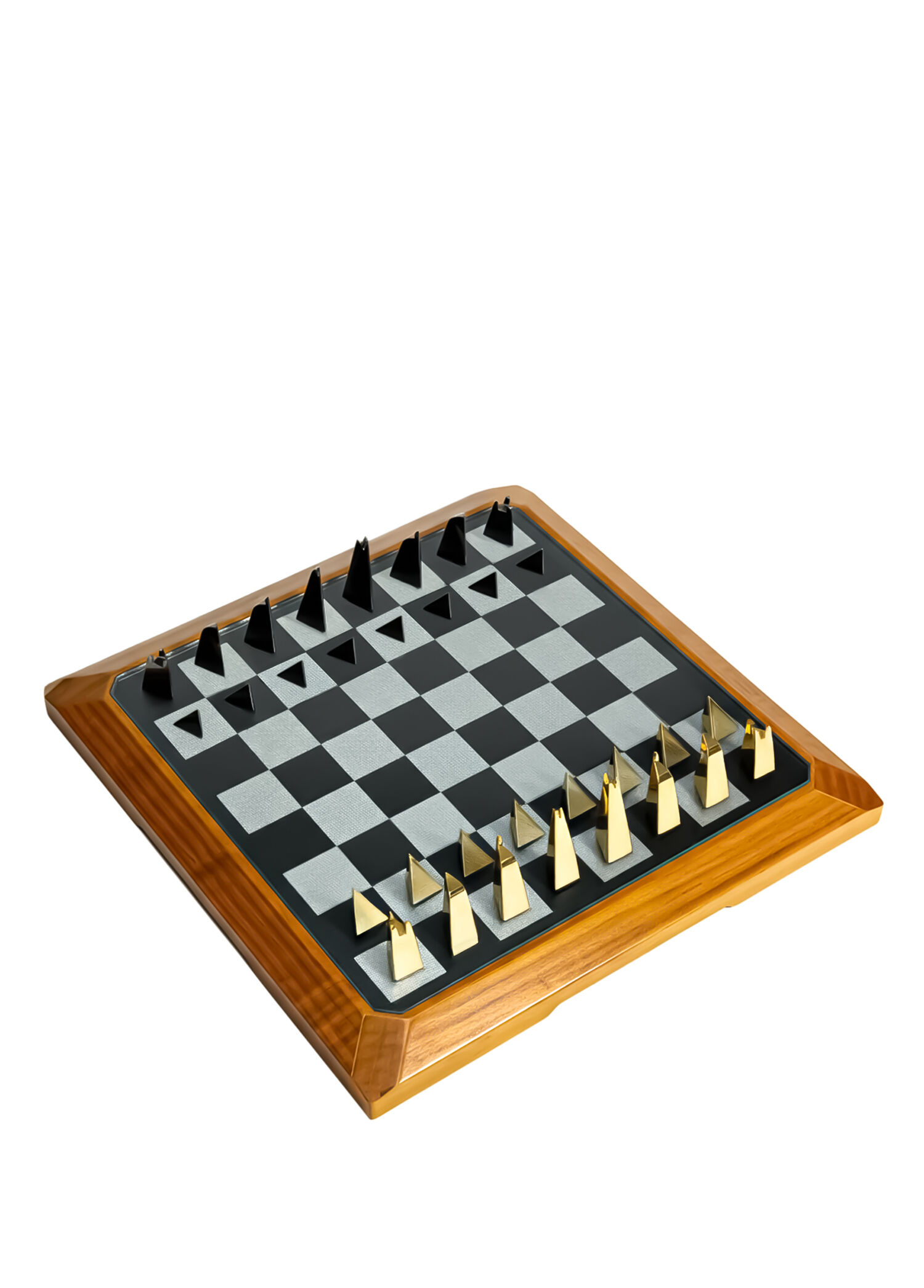 Walnut Ahşap Masaüstü Satranç