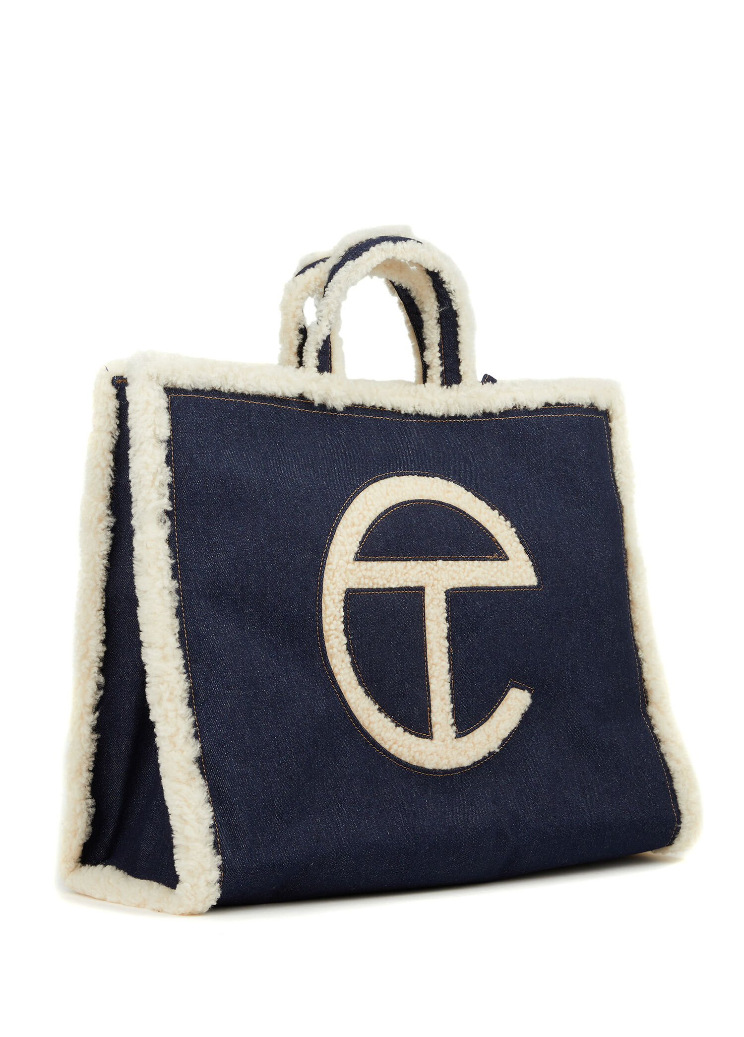 UGG x Telfar ハンドバッグ Ugg - X Telfar Large Indigo Süet Alışveriş Çantası - İndigo