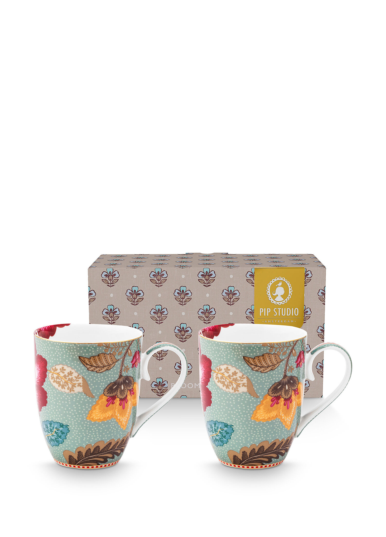 Fantasy Blooming Tales 2li Porselen Büyük Mug Seti