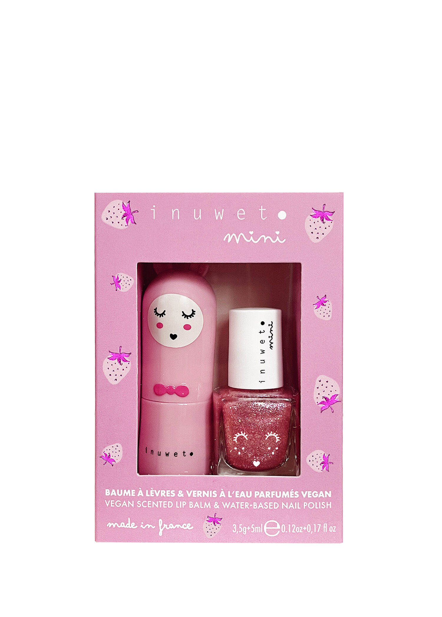 Rose Duo Dudak Balsamı ve Su Bazlı Vernik Seti
