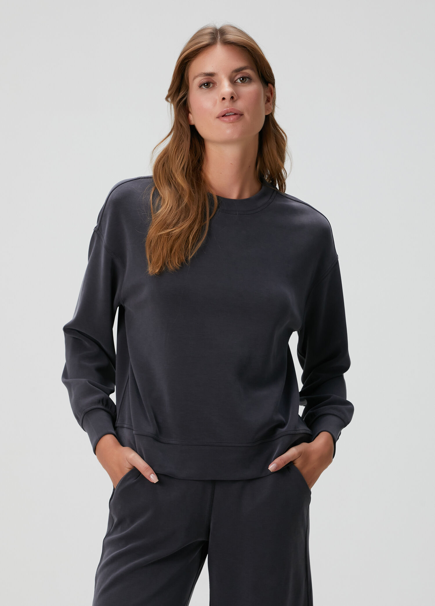 Softstreme Oversized Siyah Sweatshirt