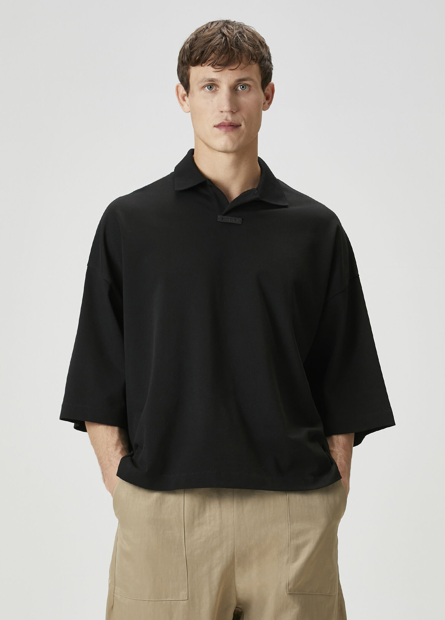 Siyah Polo Yaka T-shirt