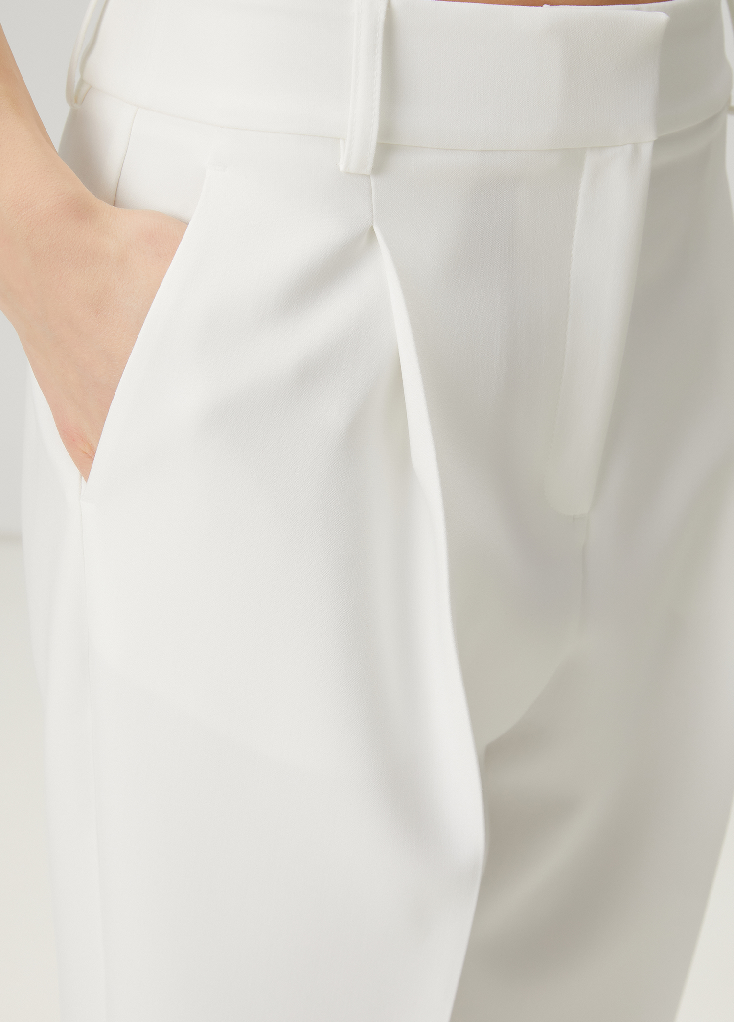 Kırık Beyaz Formal Pantolon_4
