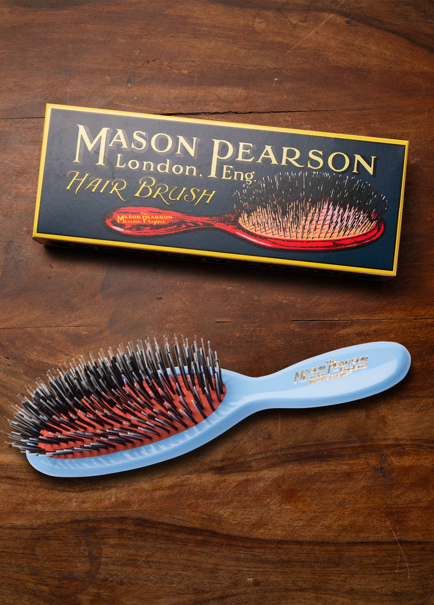 Mason Pearson - Pocket Bristle Nylon BN4 Blue Saç Fırçası