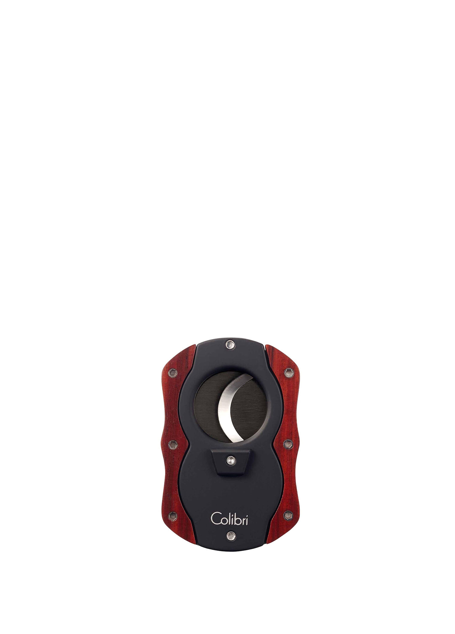 CU100T30 Wood Siyah Kırmızı Puro Kesici
