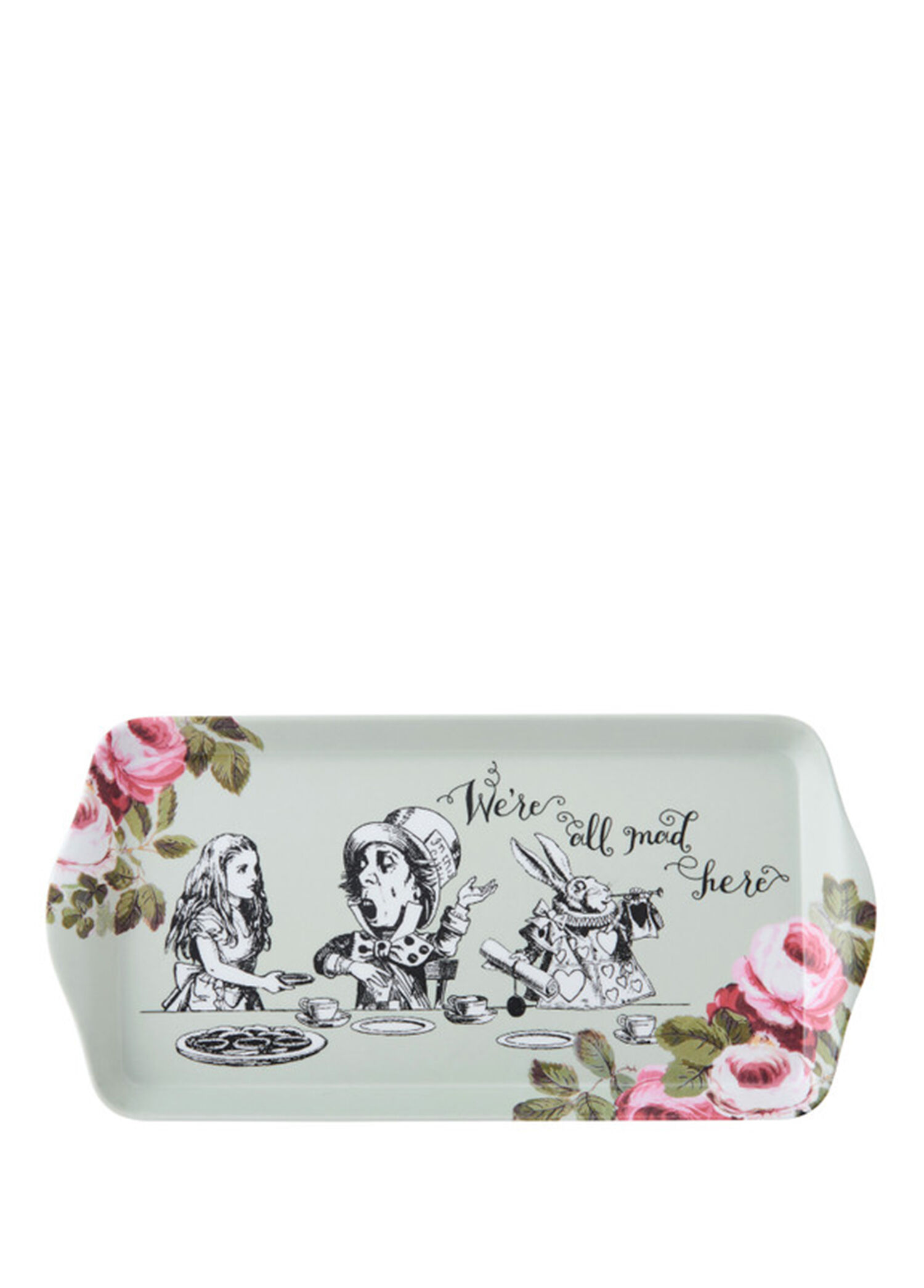 X V&A Alice in Wonderland Melamin Servis Tepsisi