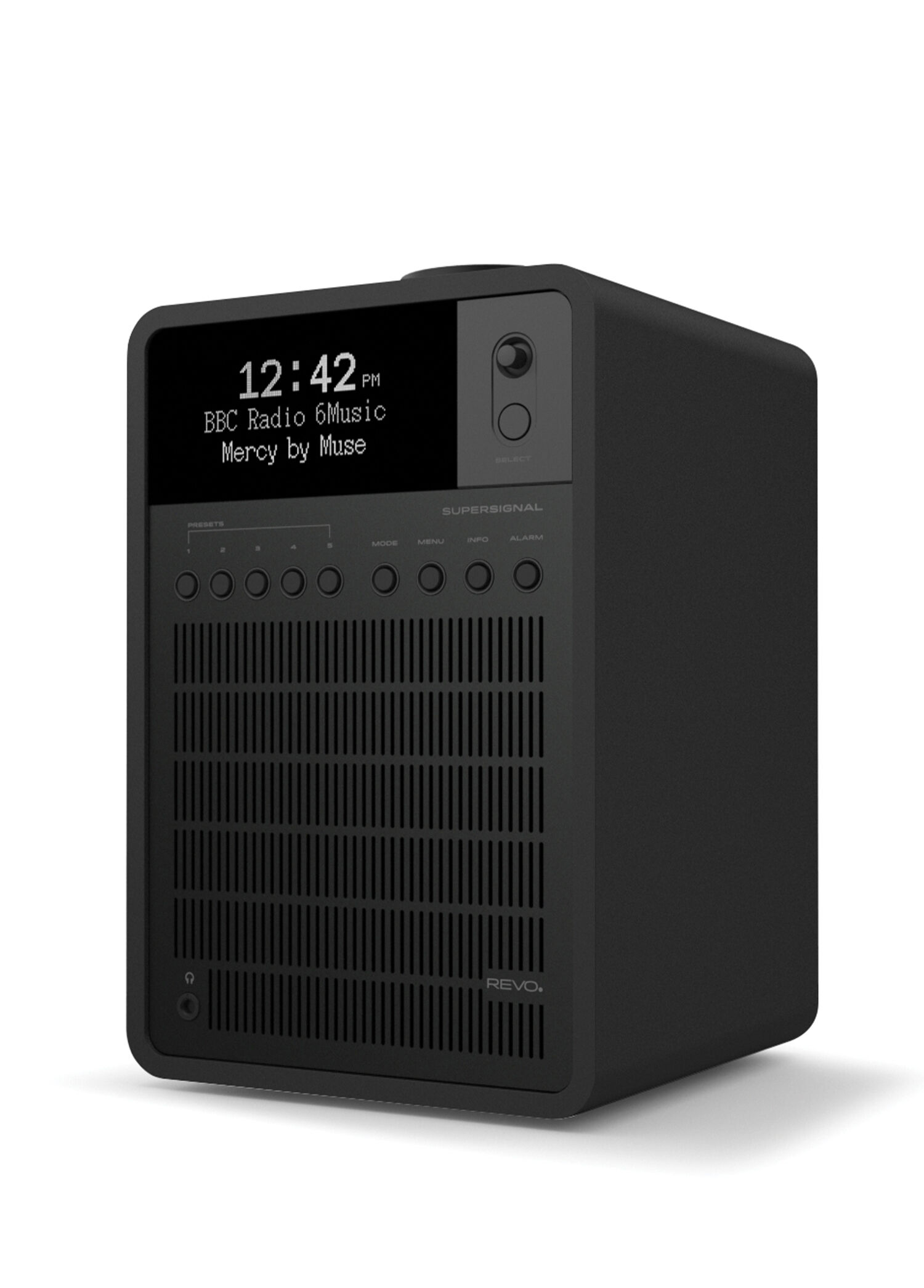 Supersignal Mat Siyah Bluetooth'lu Fm Dijital Radyo 641179