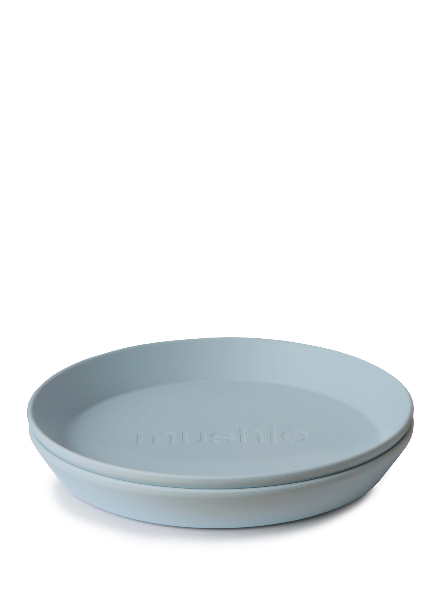Powder Blue 2'li Yuvarlak Çocuk Yemek Tabağı