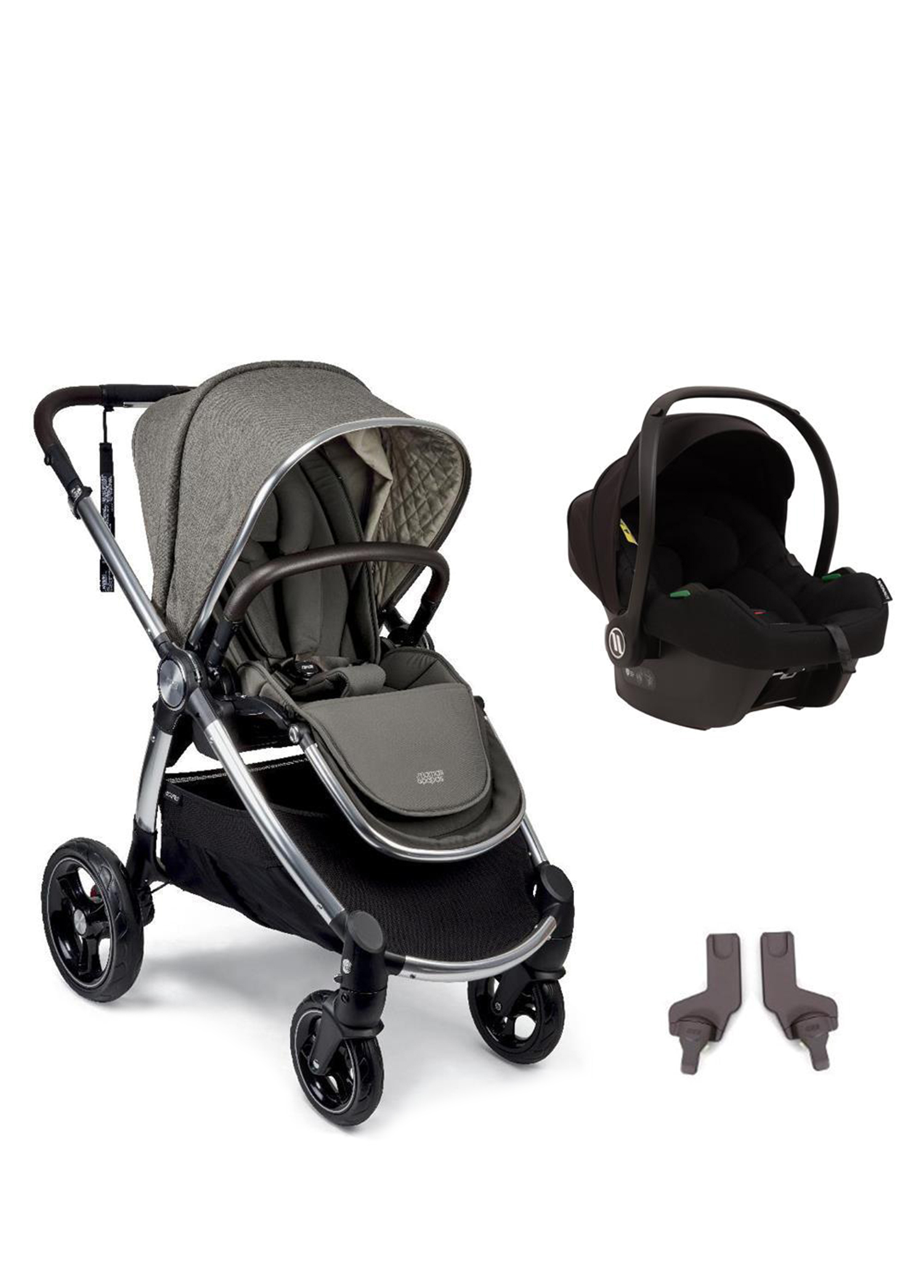 Ocarro Walnut Black Travel Sistem Bebek Arabası