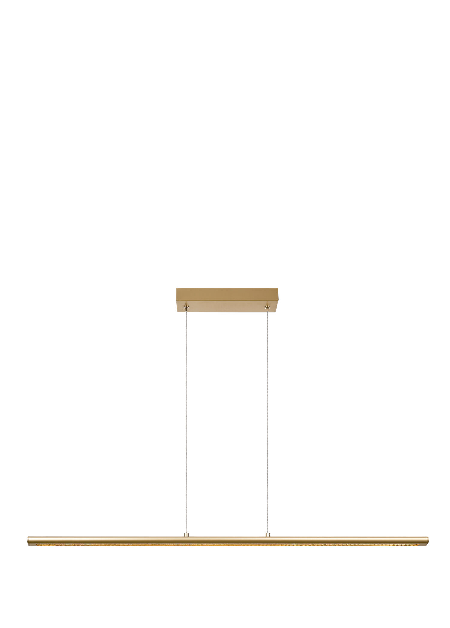 Lineal Mat Altın Rengi Ledli Sarkıt Avize 122 cm