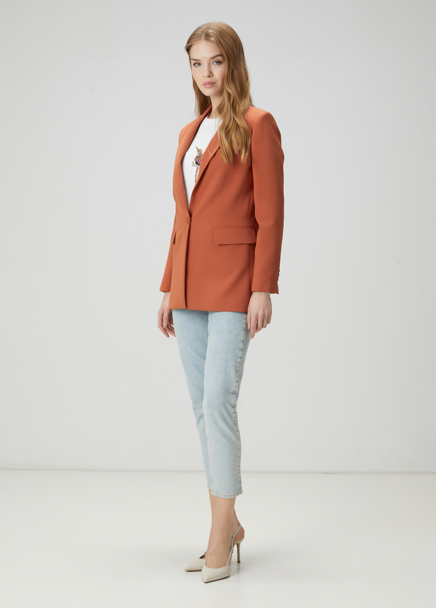 Kiremit Krep Blazer_1