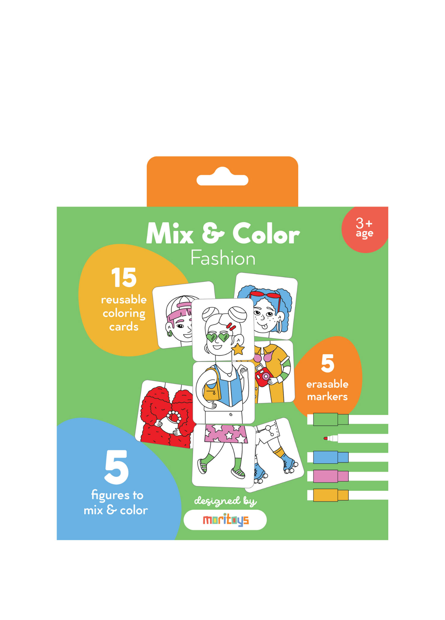 Mix Color Karıştır Renklendir Moda Puzzle Boyama Seti