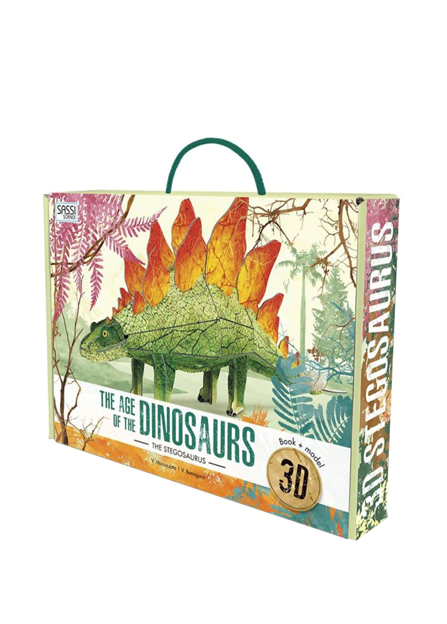 3D Stegosaurus Eğitici Çocuk Kitabı