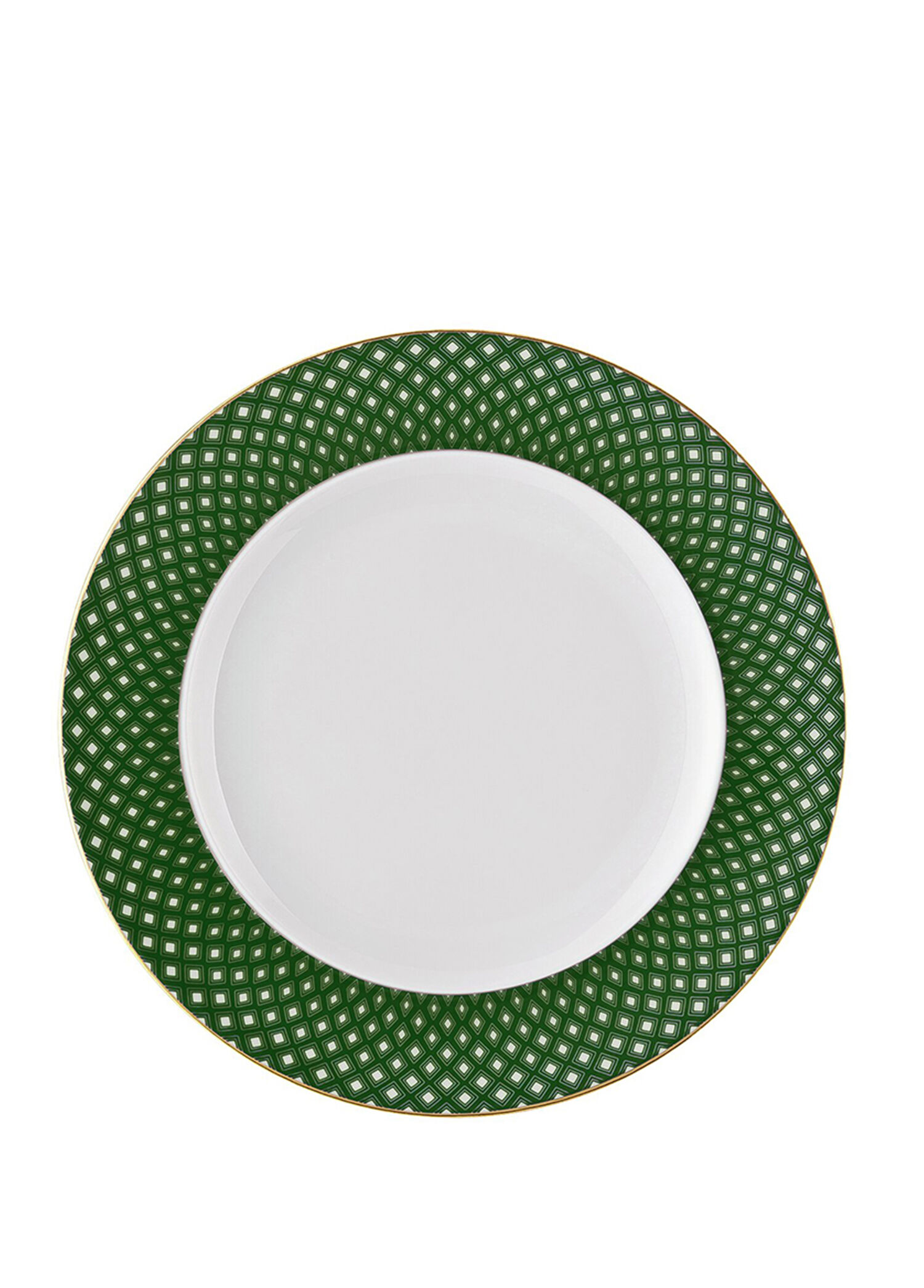 Francis Carreau Yeşil Porselen Ekmek Tabağı 18 cm