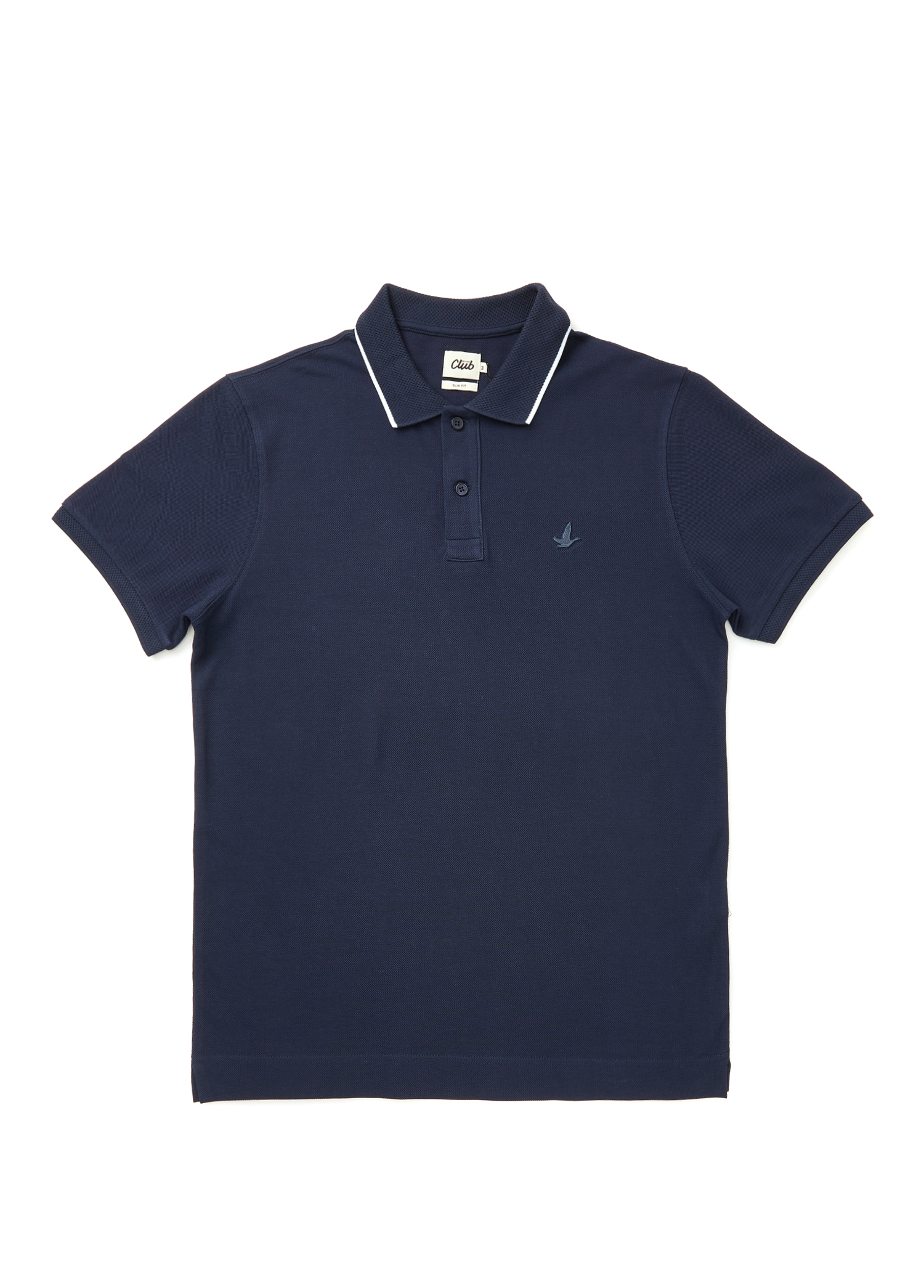 Slim Fit Lacivert Polo Yaka Pike T-shirt_6