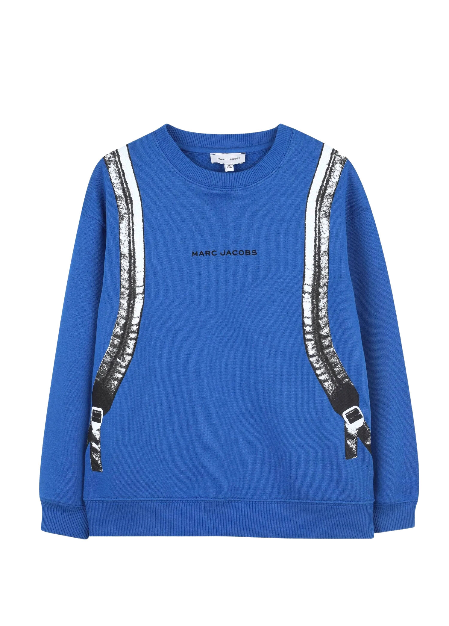 Mavi Çanta Baskılı Erkek Çocuk Sweatshirt