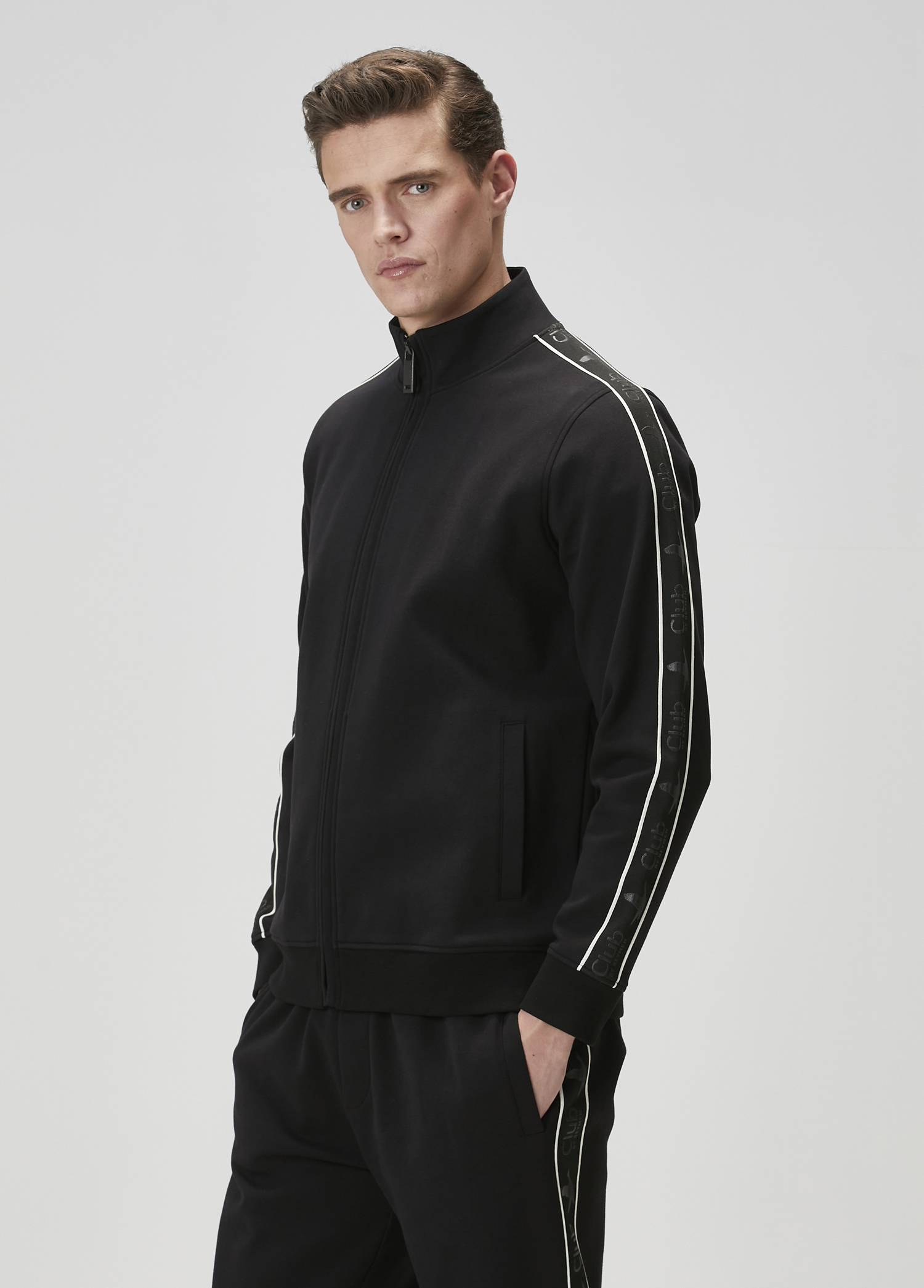 Comfort Fit Siyah Sweatshirt_3