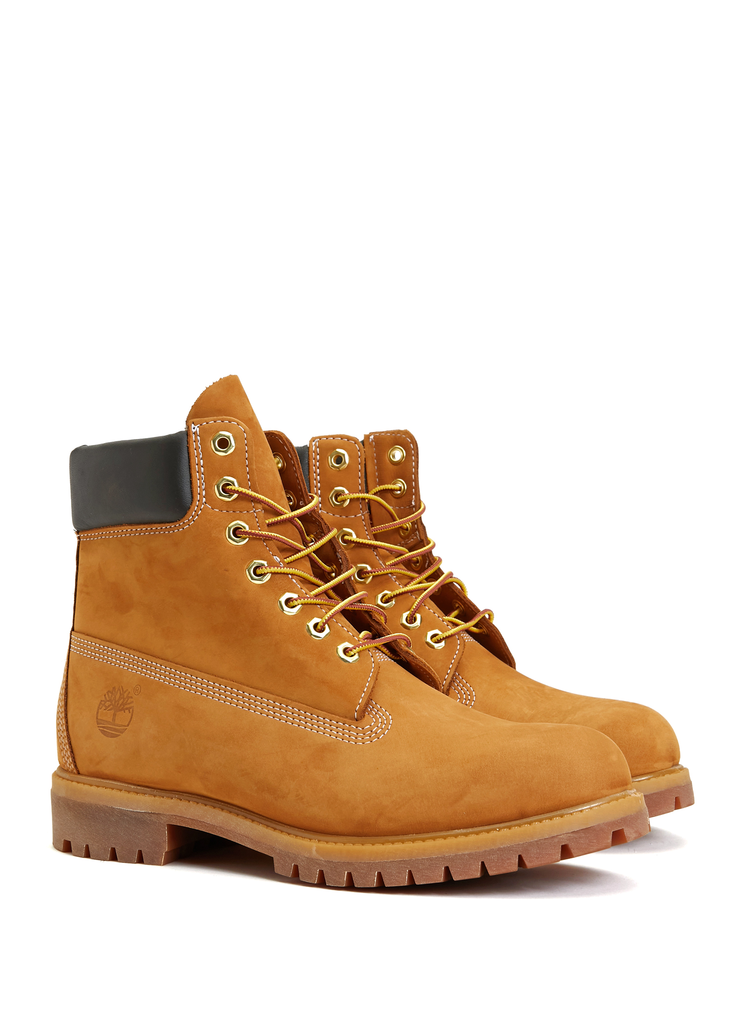 Yellow leather timberland boots discount