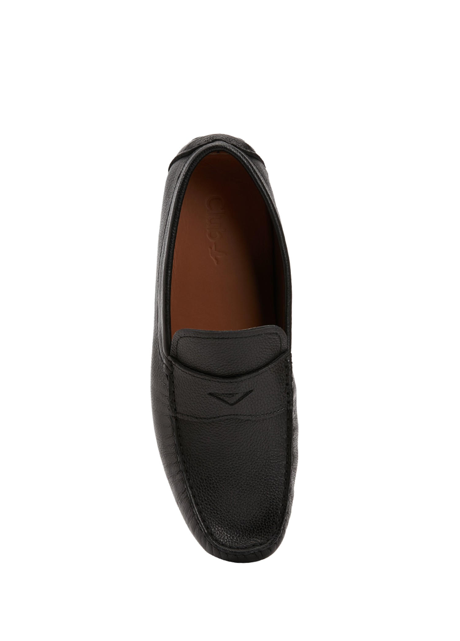 Siyah Erkek Deri Loafer_3