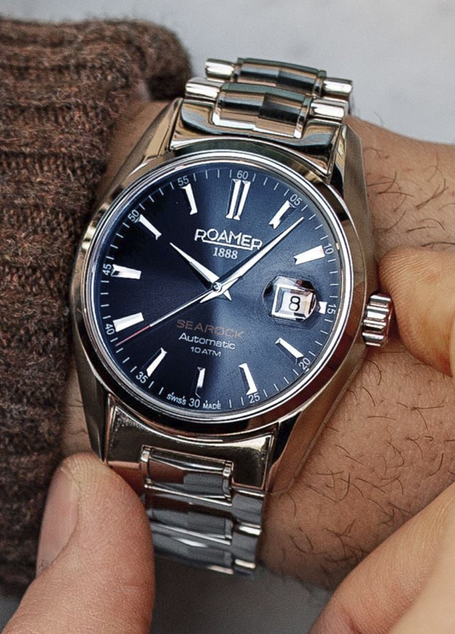Roamer Çok Renkli Erkek 210665-41-45-20 Gri Çelik Erkek Kol Saati