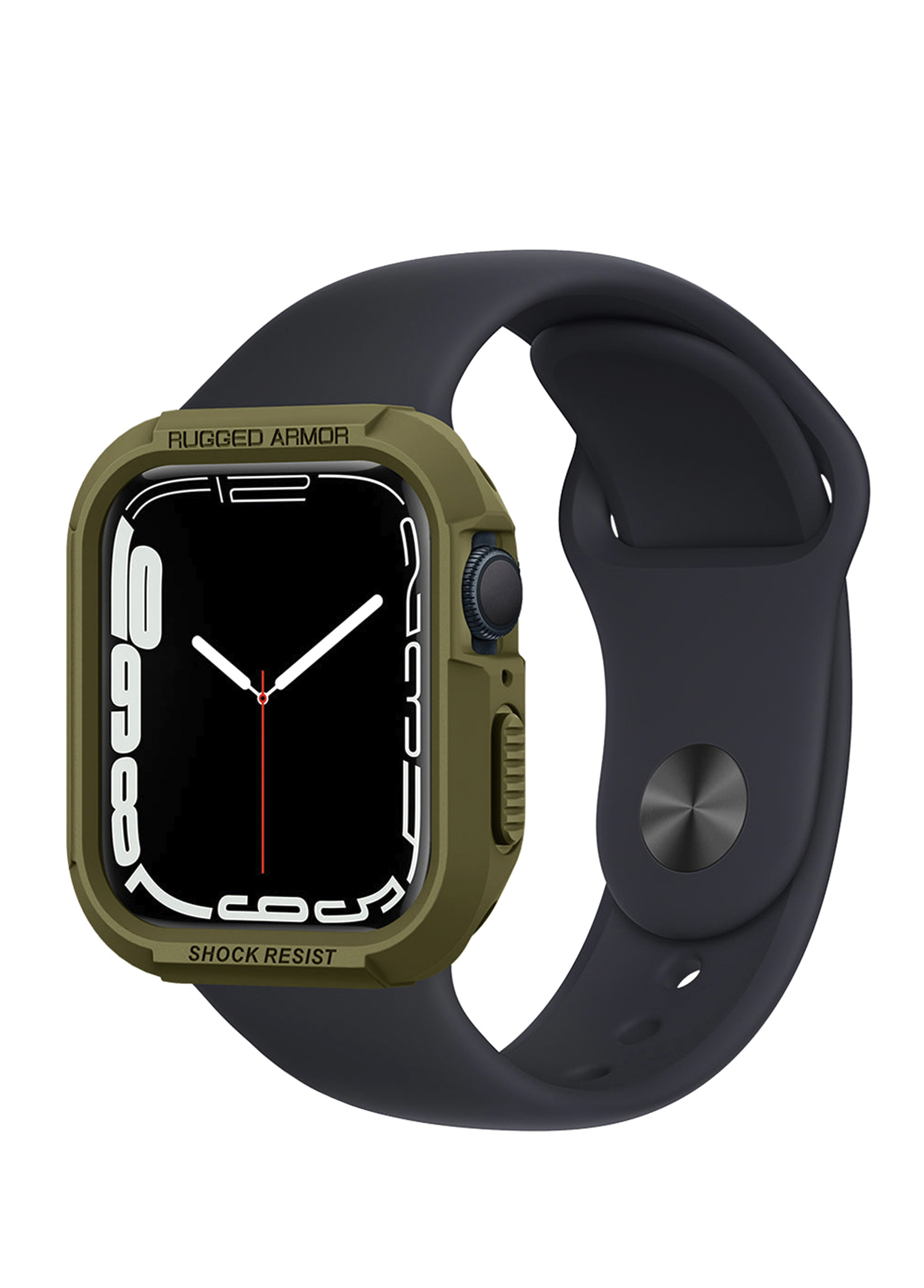 Apple Watch Serisi 40 mm Olive Green Rugged Armor Kılıf