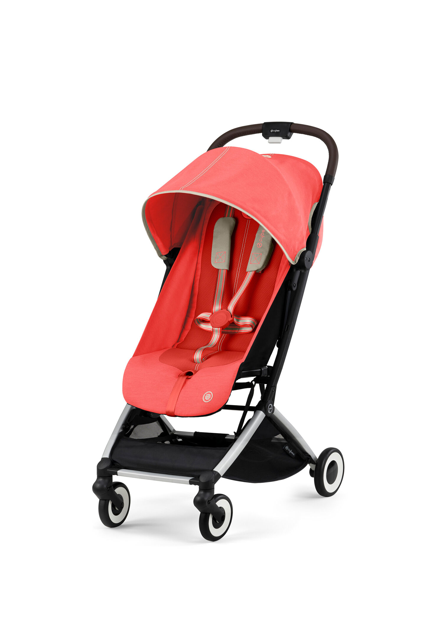 Cybex - Orfeo Hibiscus Red Kabin Boy Bebek Arabası - Hibiscus red