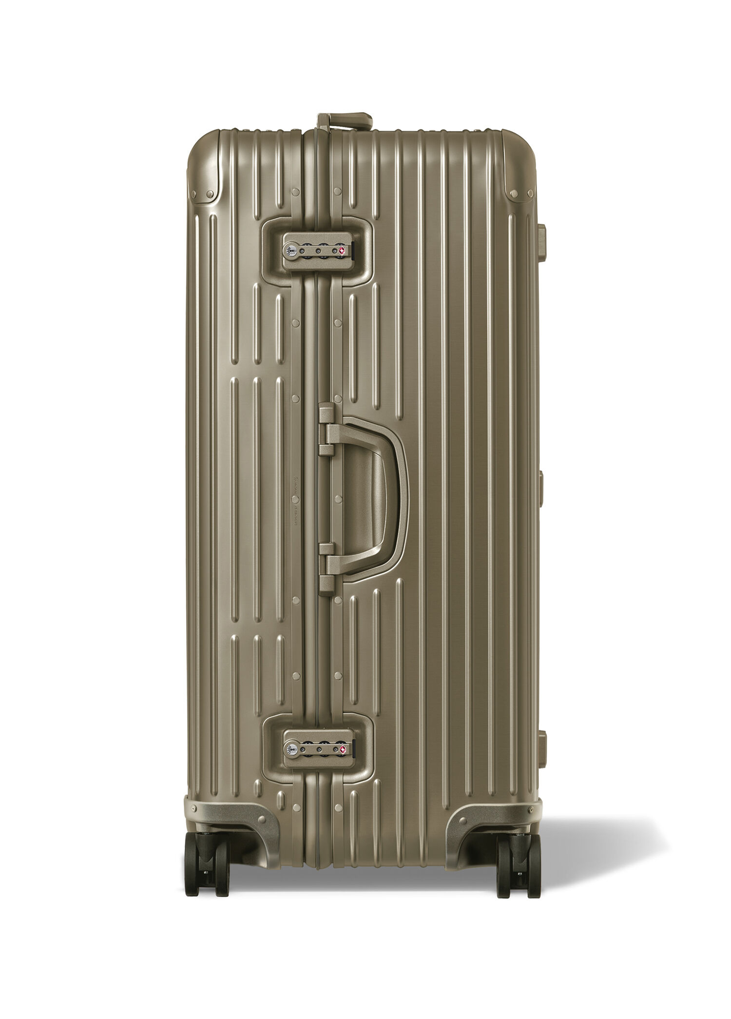 Gold Rimowa Gold Men Original Trunk Plus Gold Suitcase 1602557