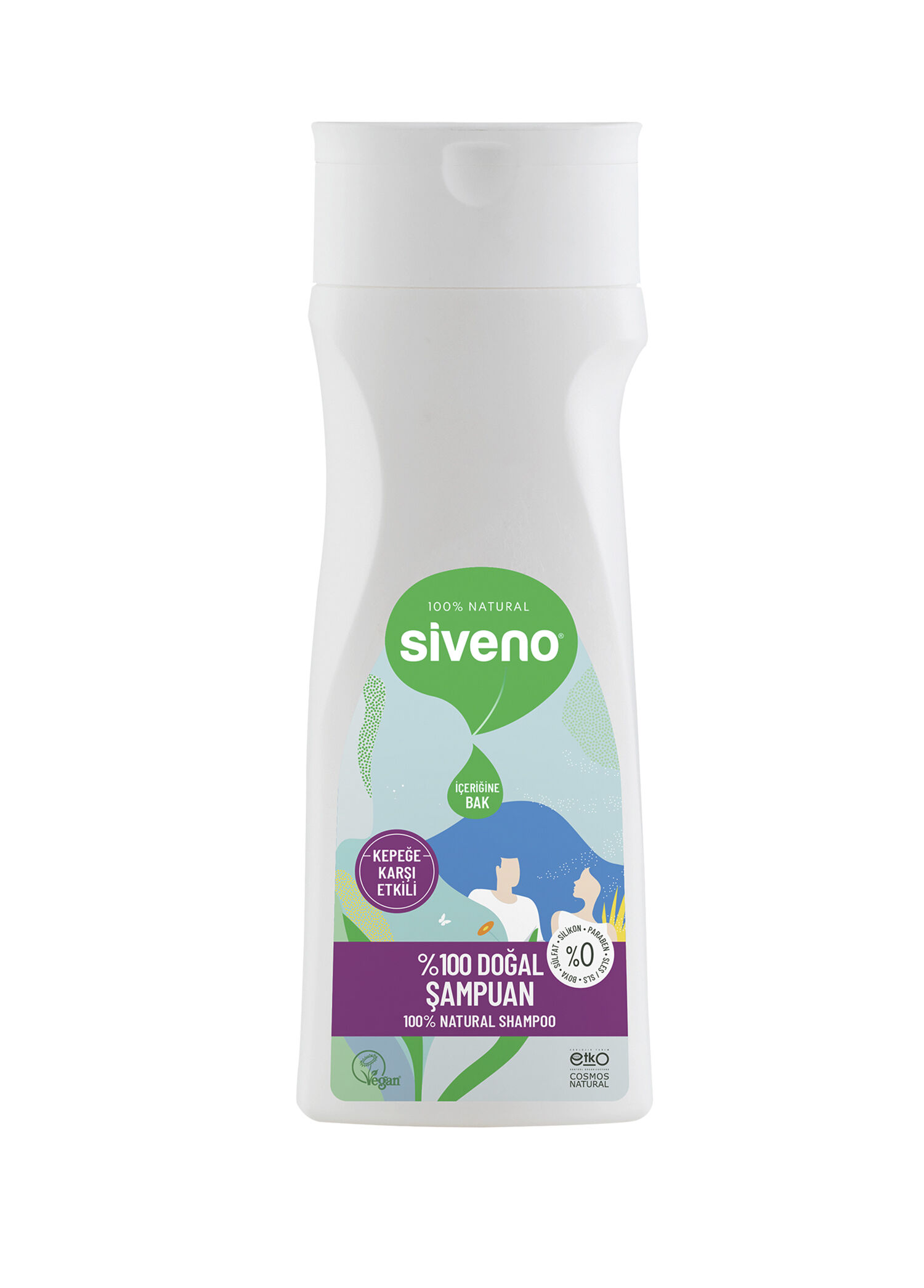 P Siveno Cay Agaci Keklik Uzumu Vegan Yagli Saclar Icin Kepege Karsi Etkili Sampuan 300 Ml