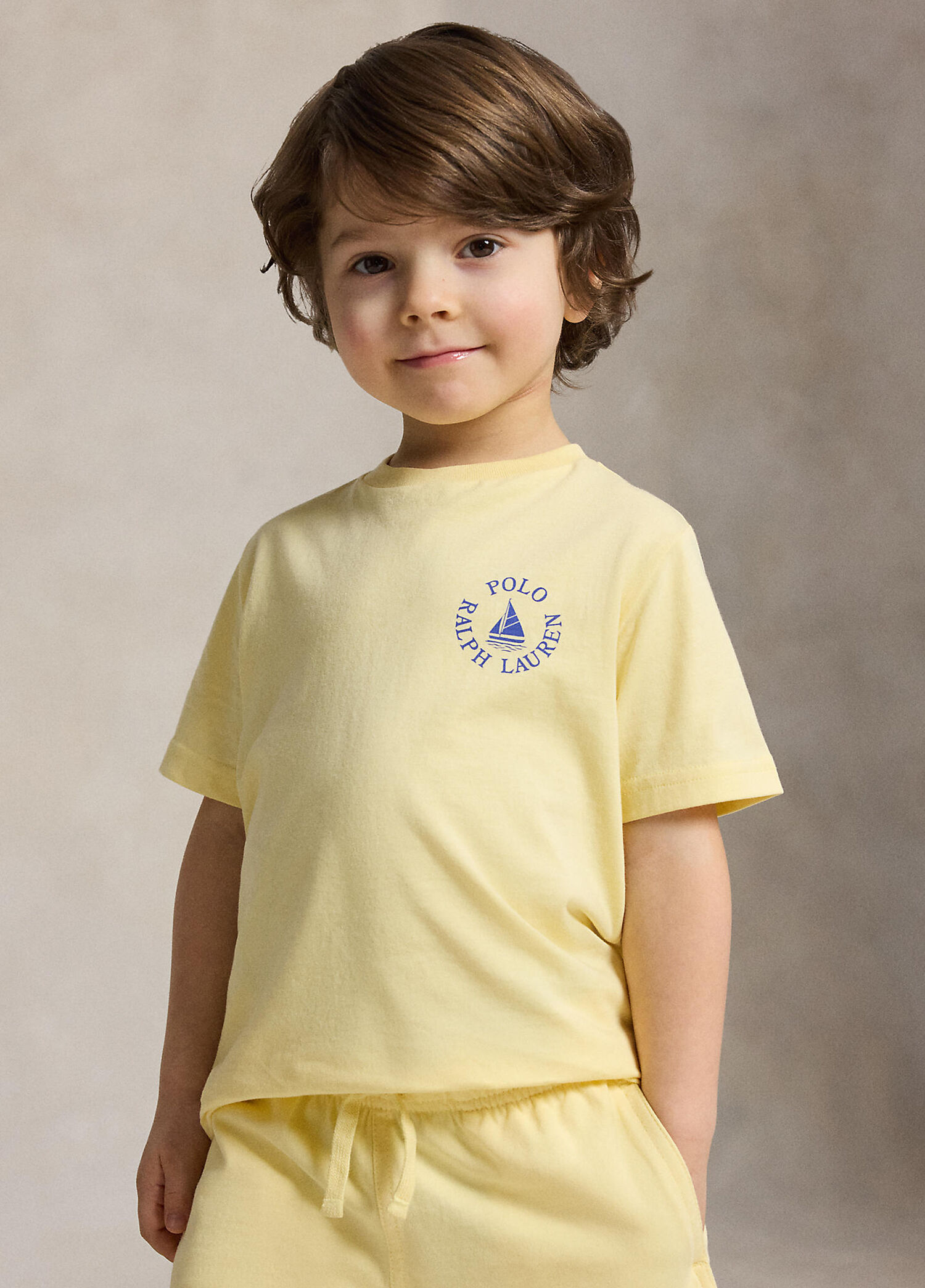 Sarı Erkek Çocuk T-shirt