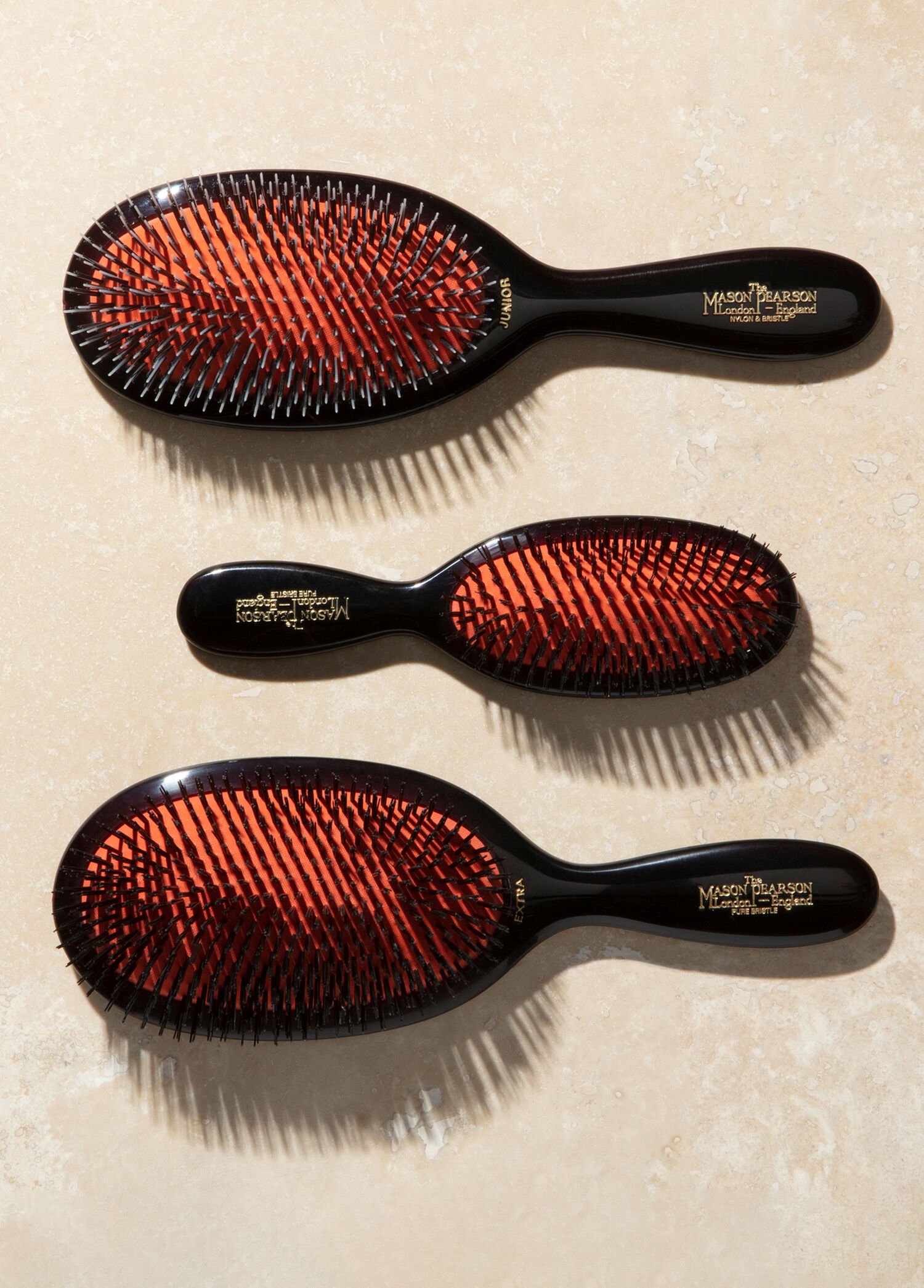 Mason Pearson - Junior Bristle Nylon BN2 Dark Hair Brush
