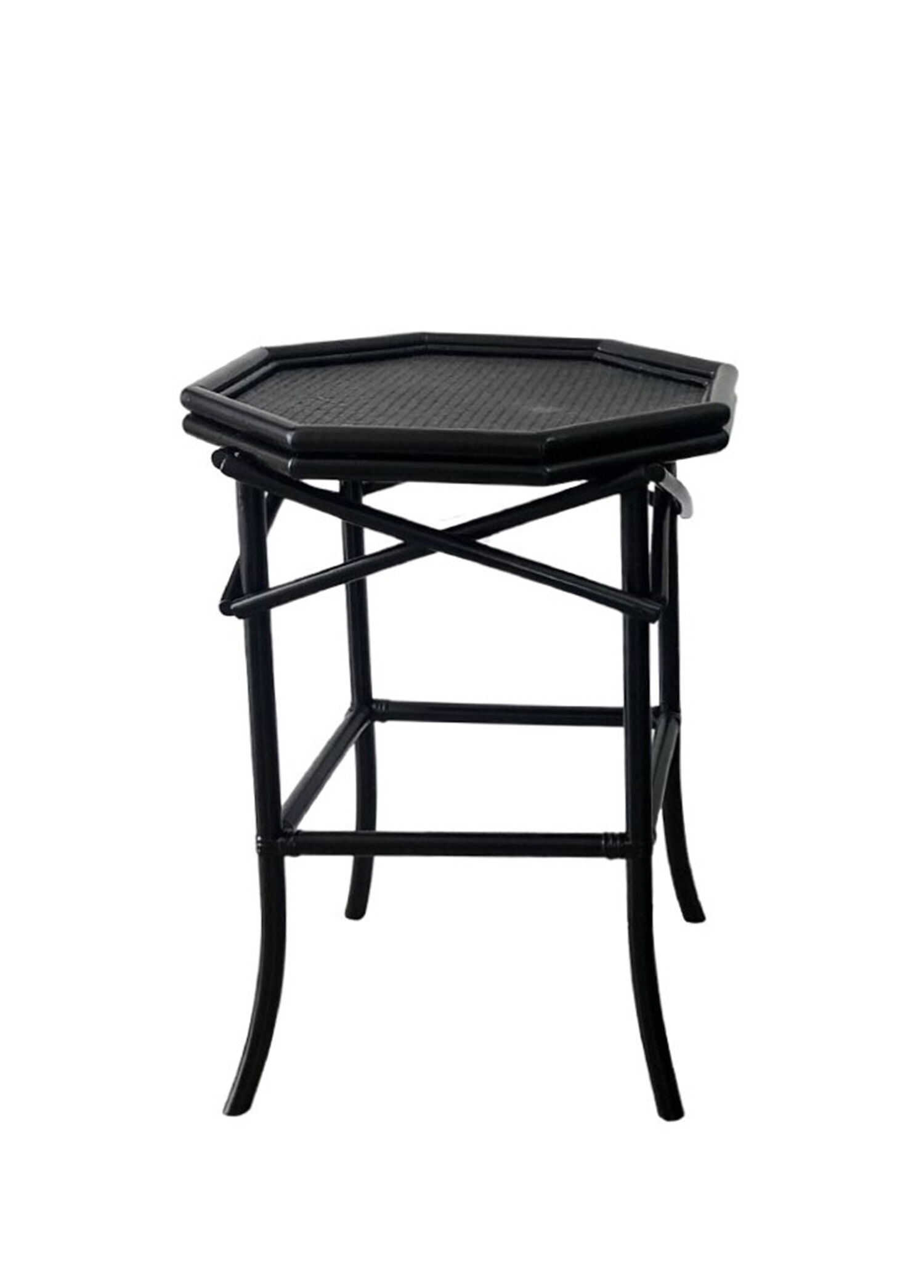 Classy Rattan Siyah Sehpa