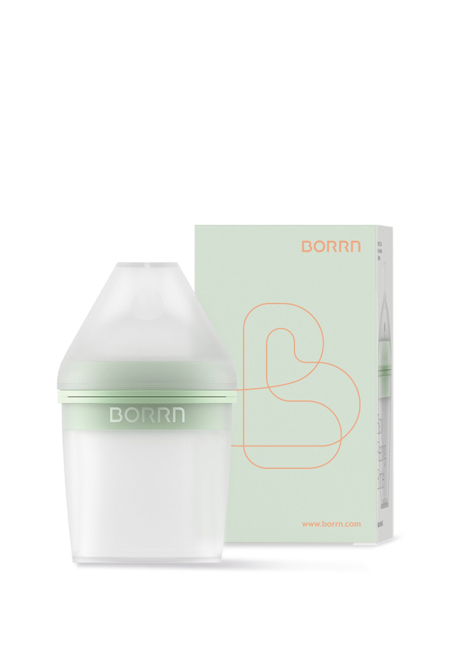 Yeşil Silikon Yenidoğan Yavaş Akışlı Anti-kolik Biberon 150 ml