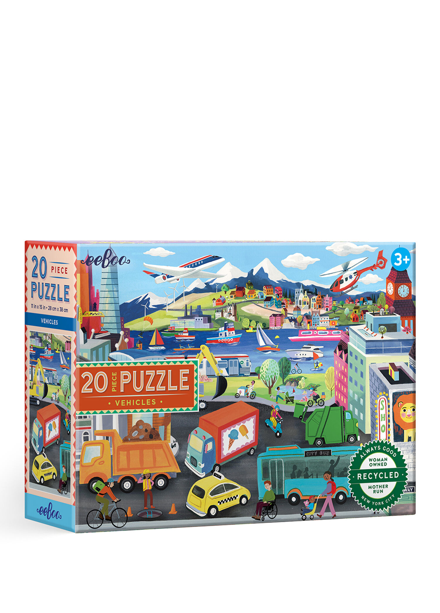 Vehicles 20 Parça Çocuk Puzzle
