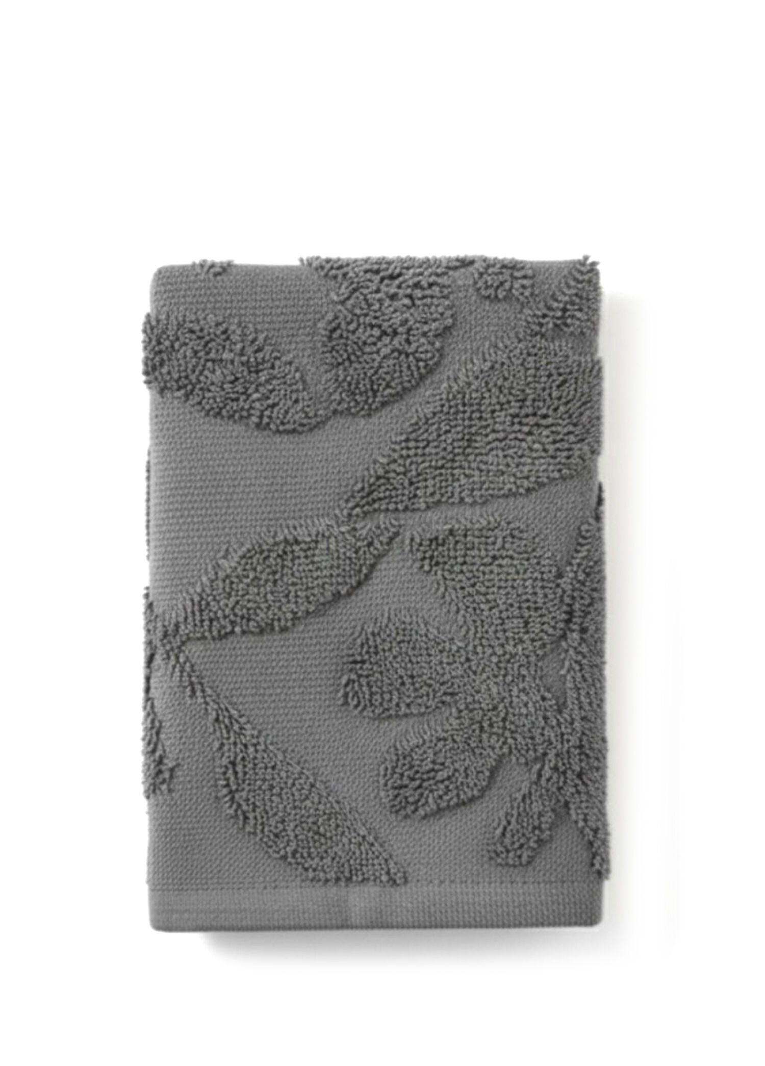 Bloom Dark Grey Pamuklu El Havlusu 33 x 33 cm