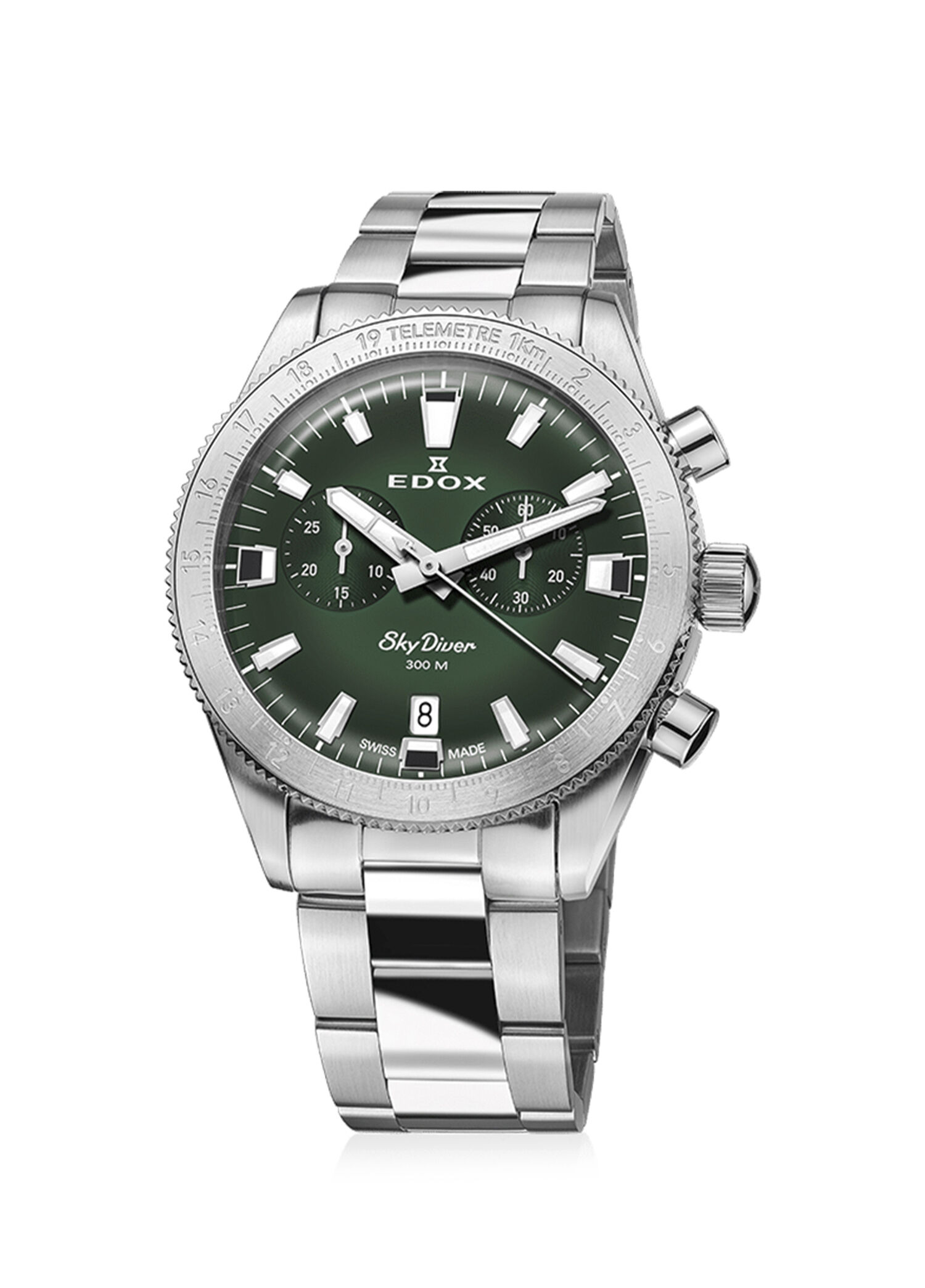 Edox SkyDiver 10116-3-VIDN Metal Çelik Erkek Kol Saati