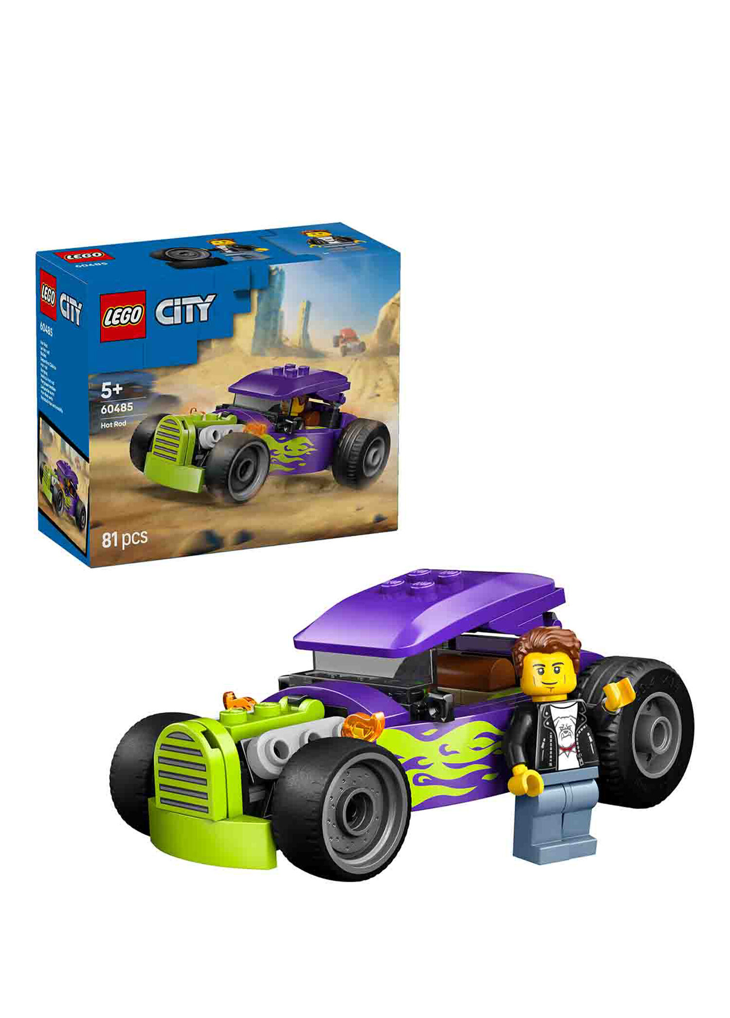 City Hot Rod 81 Parça 5+Yaş Yapı Oyuncağı 60485
