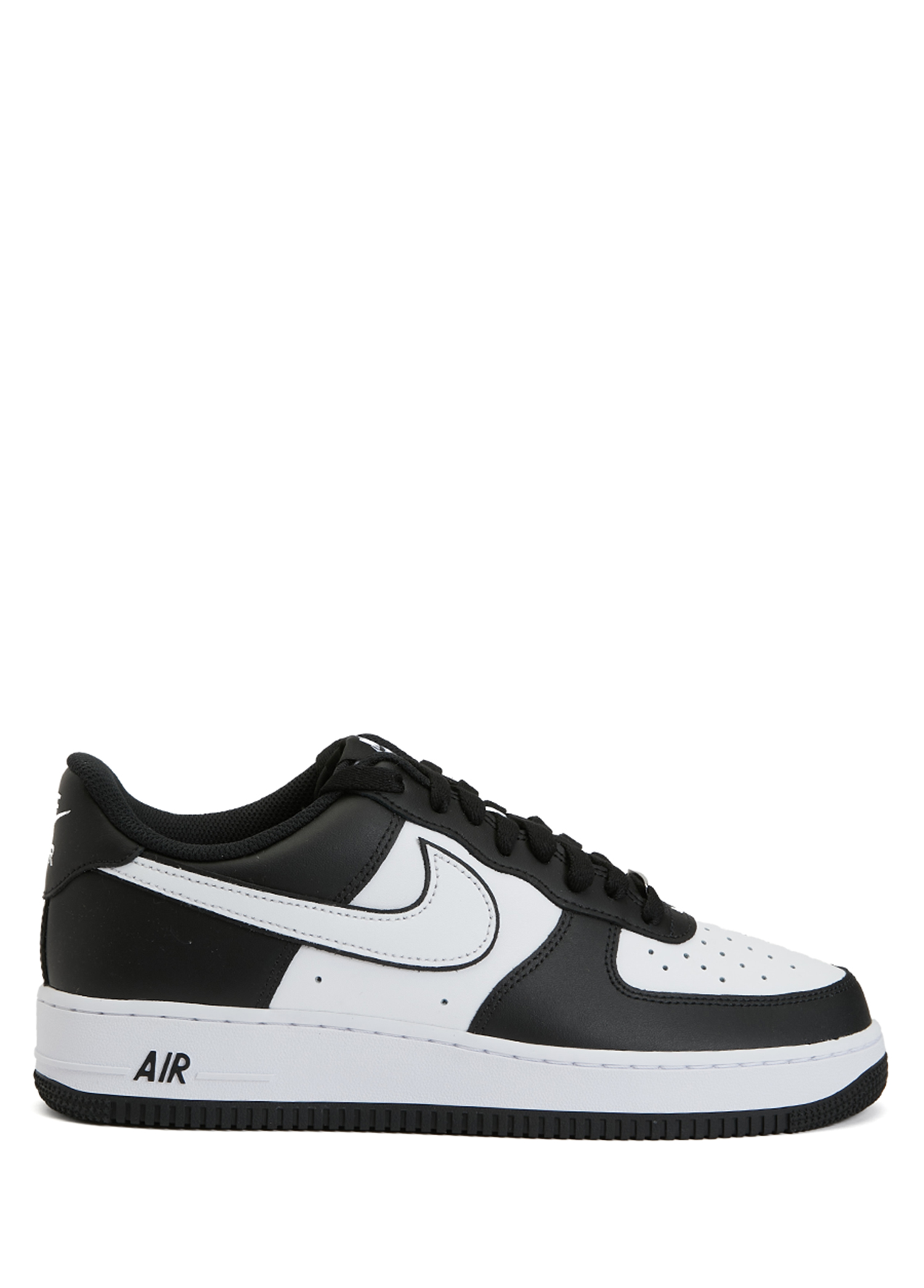 Air Force 1 '07 Siyah Beyaz Erkek Deri Sneaker