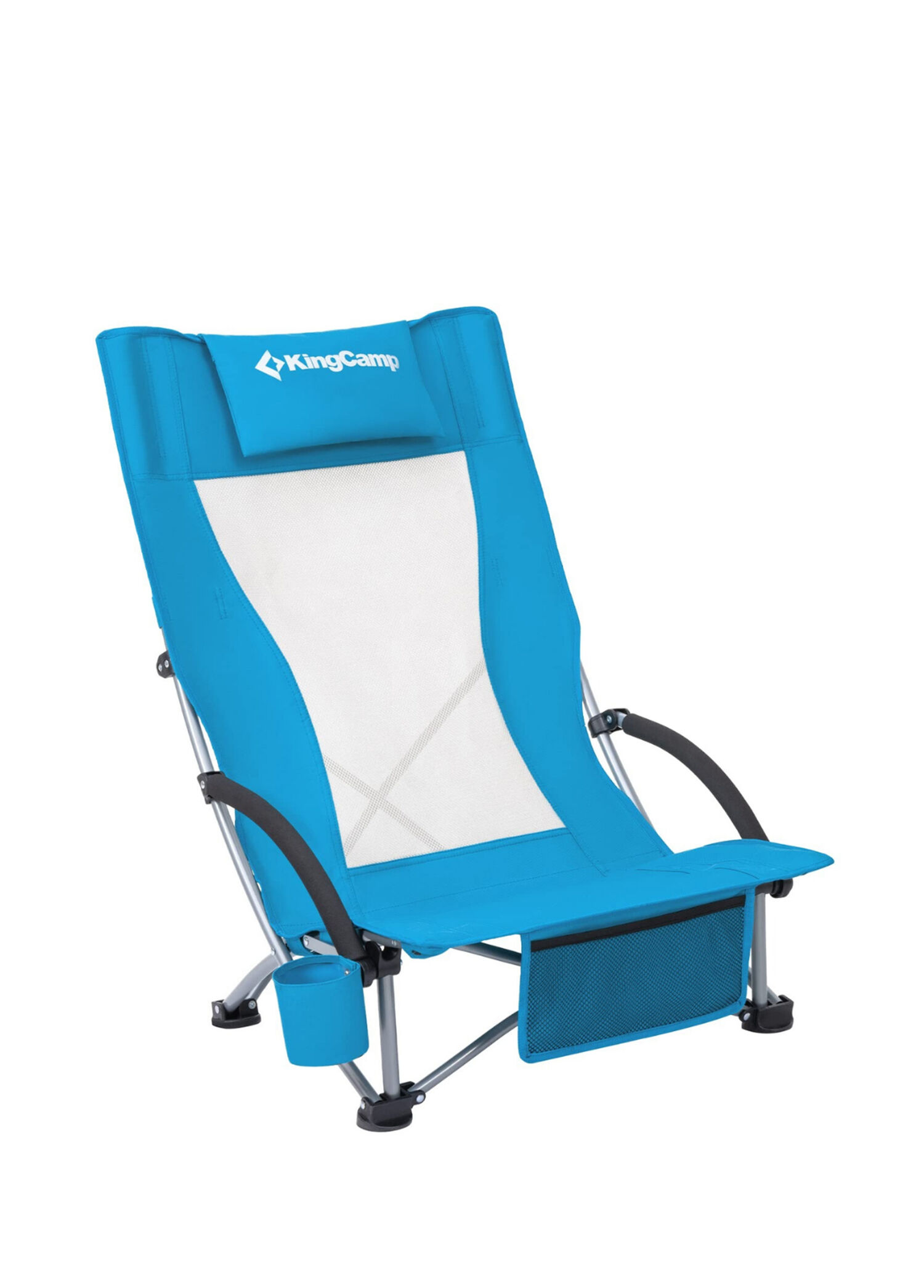 Lilac High Comfort Blue Katlanır Plaj ve Dinlenme Sandalyesi