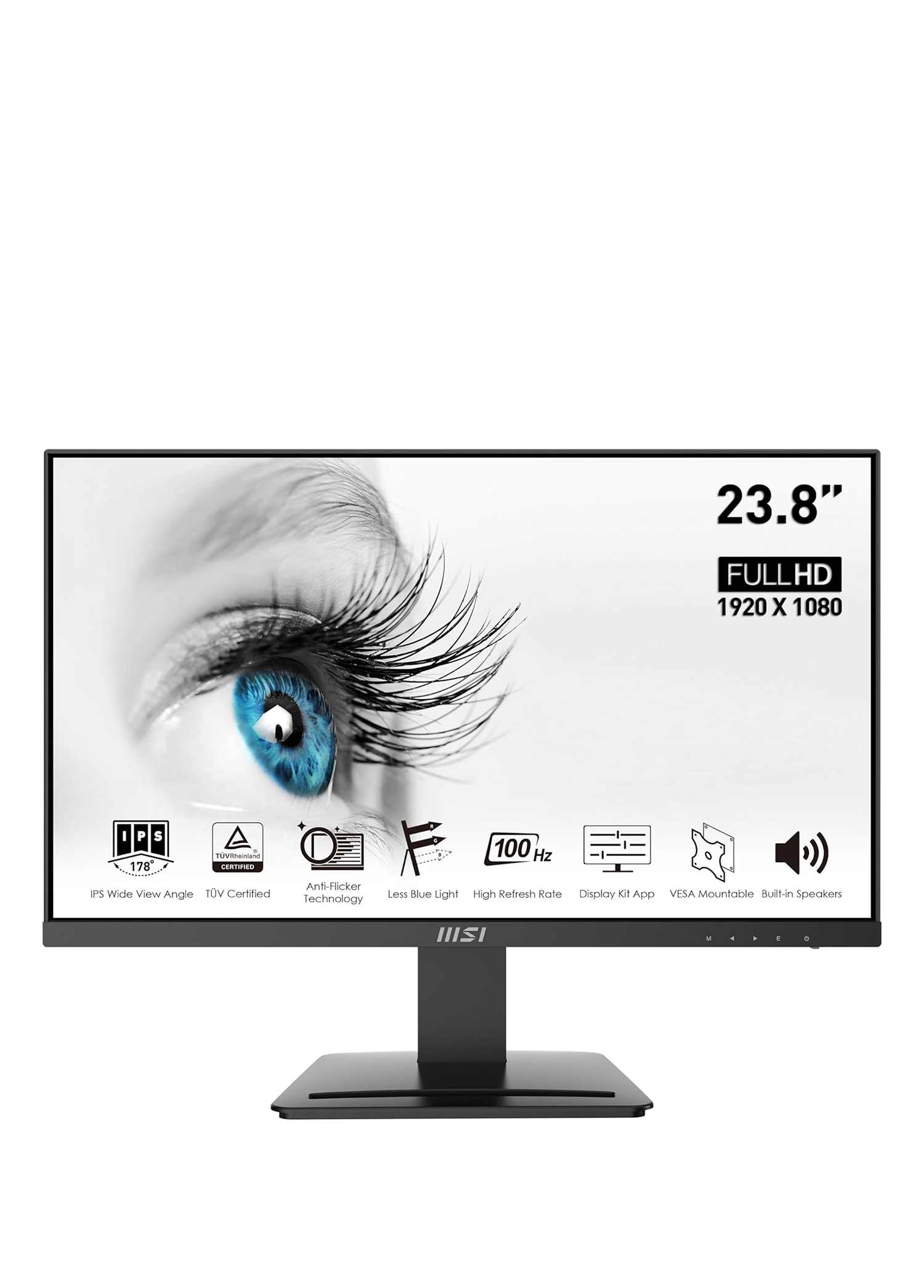 Pro MP243X 24'' FHD IPS 1ms FLAT ANTI-GLARE Siyah Monitör